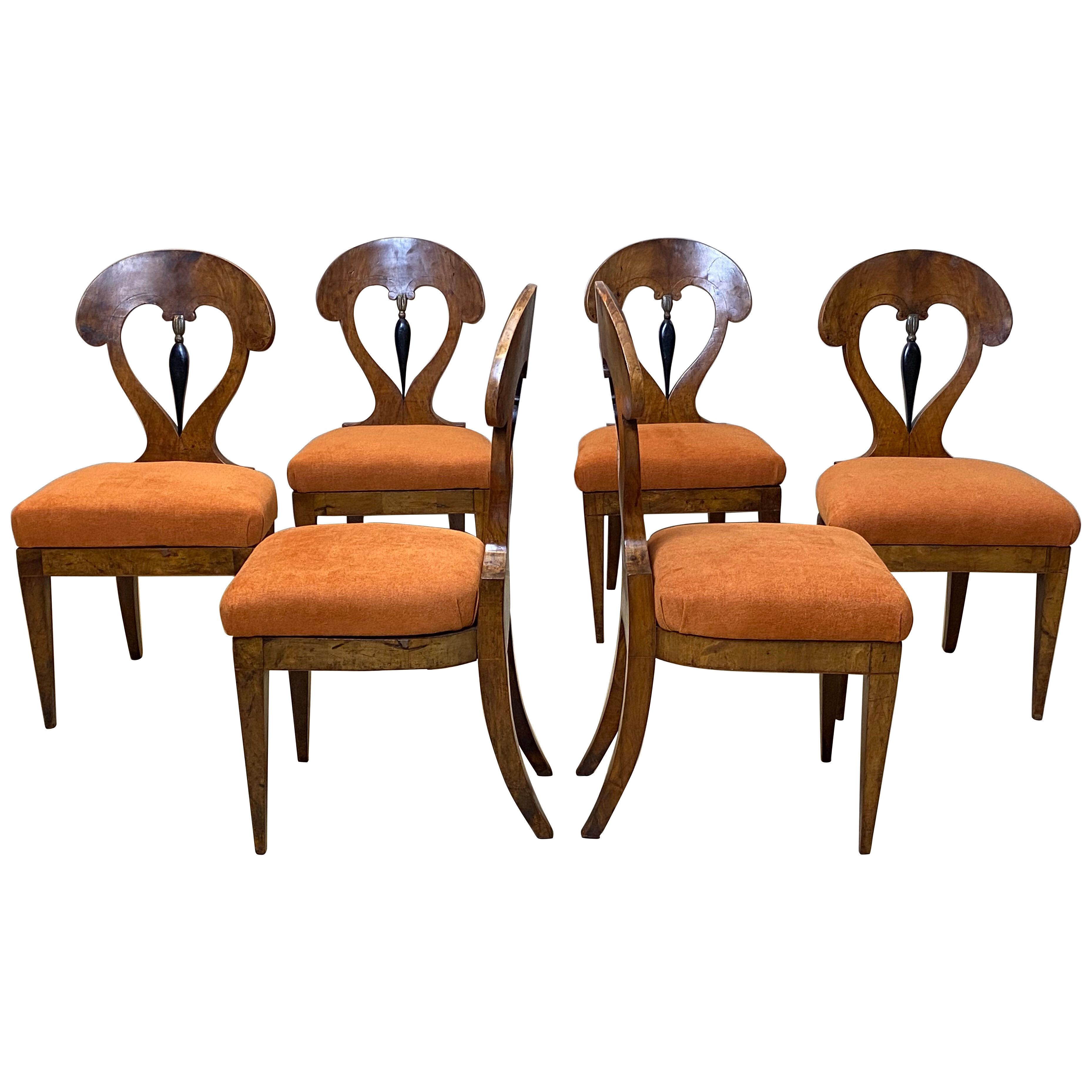 Set Of 6 Danish Chairs