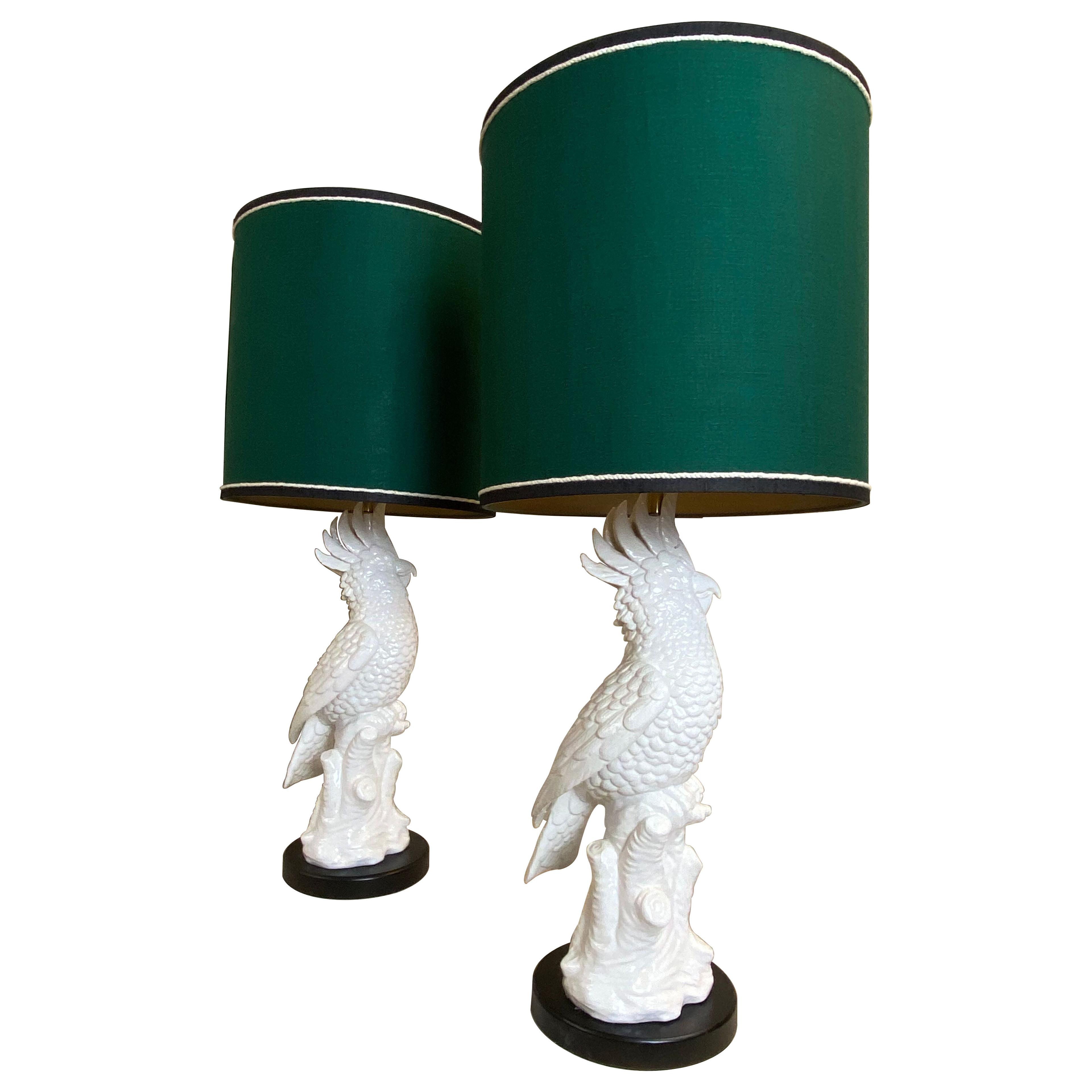 Pair of Porcelain Lamps