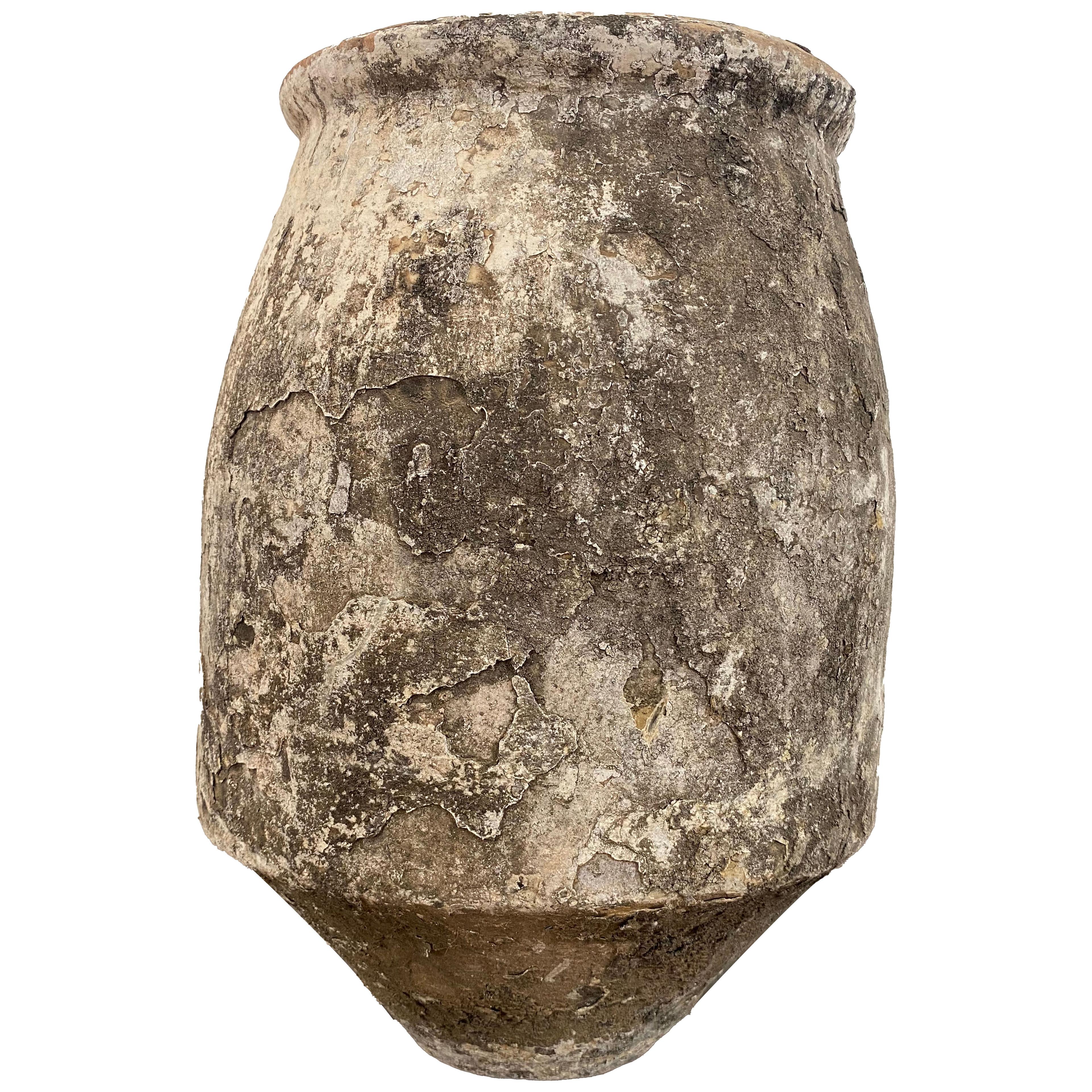 Brutalist,antique Terracotta Jar