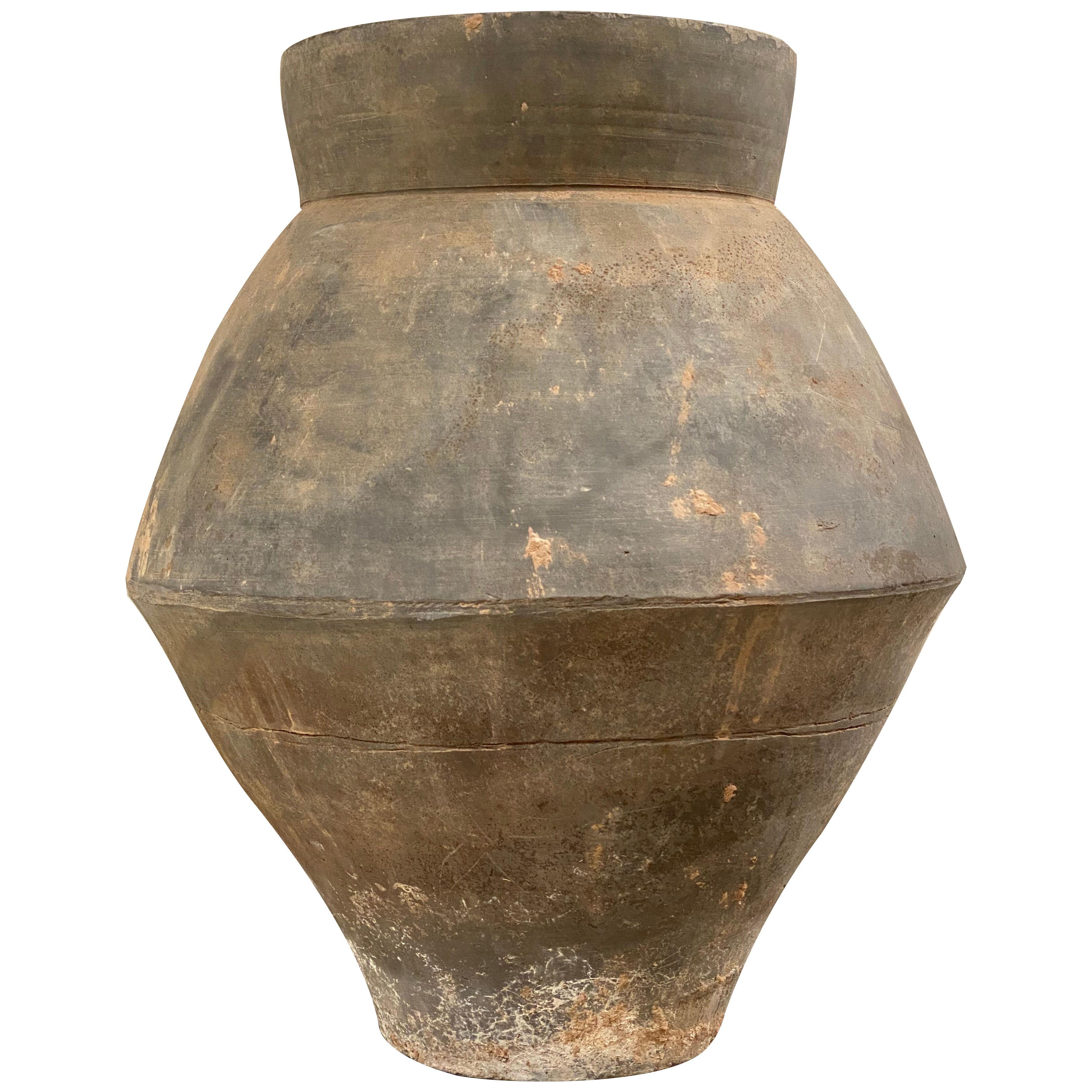Antique Chinese Terracotta Han Jar