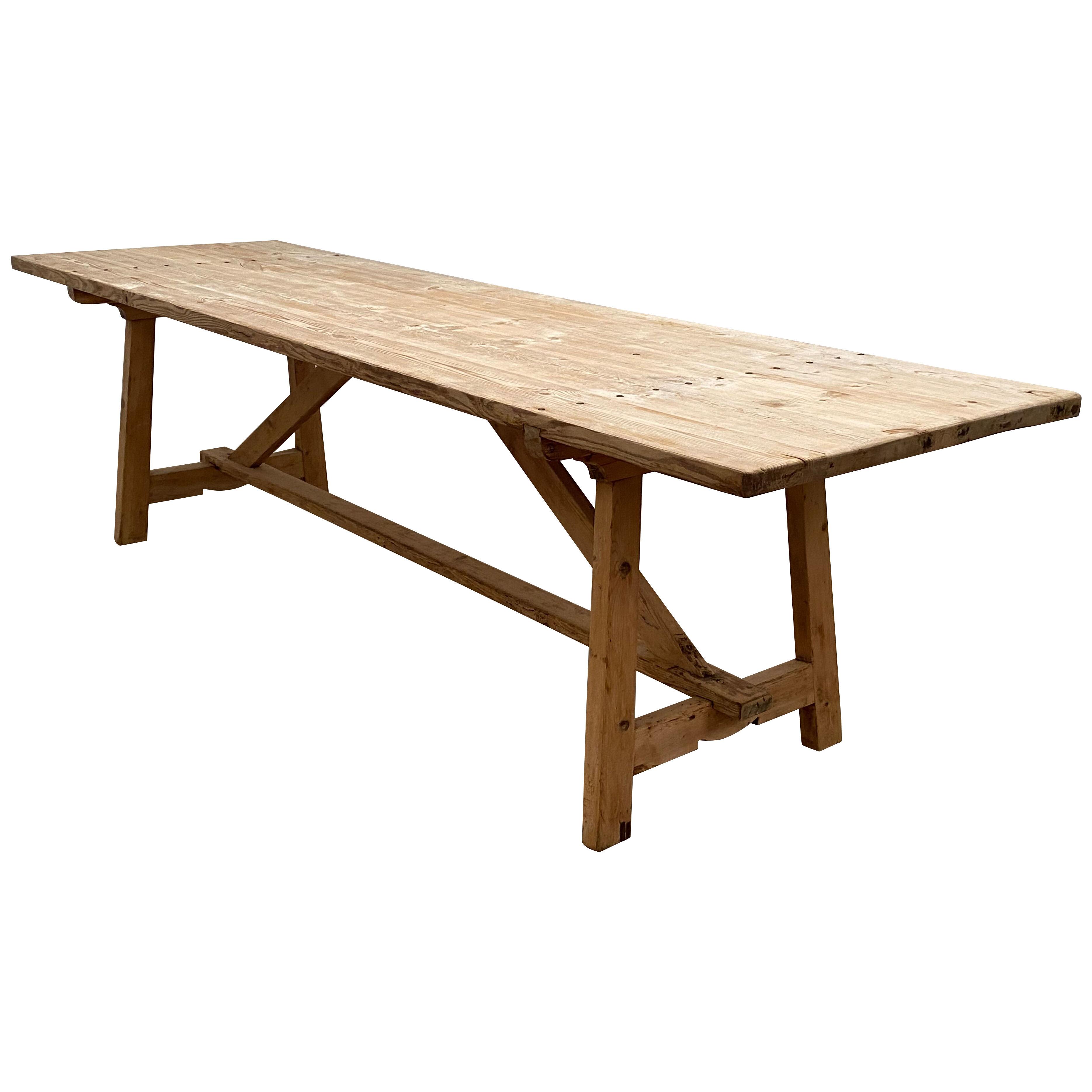 Rustic and Brutalist Spanish Farmtable