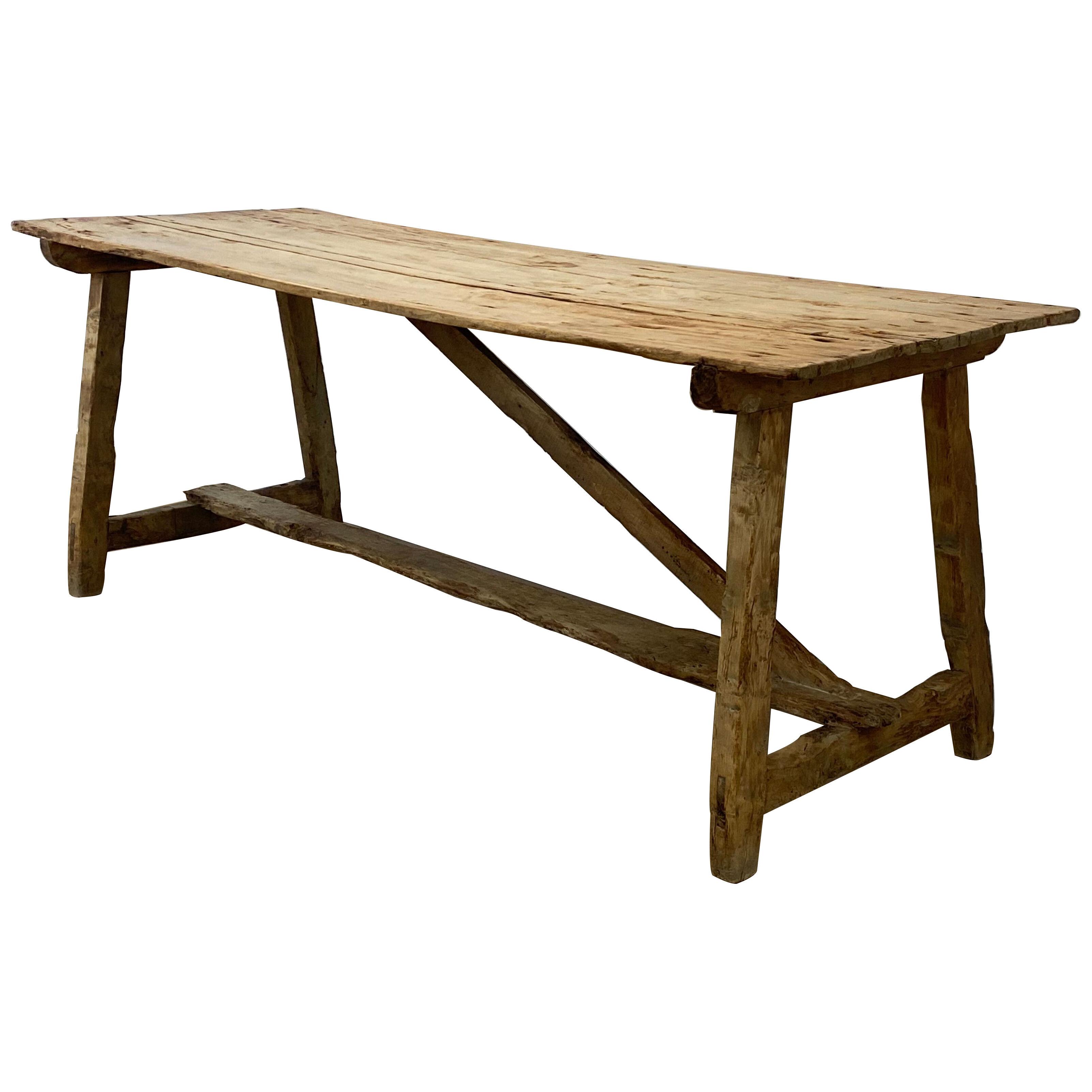 Rustic, Brutalist Spanish Country Table