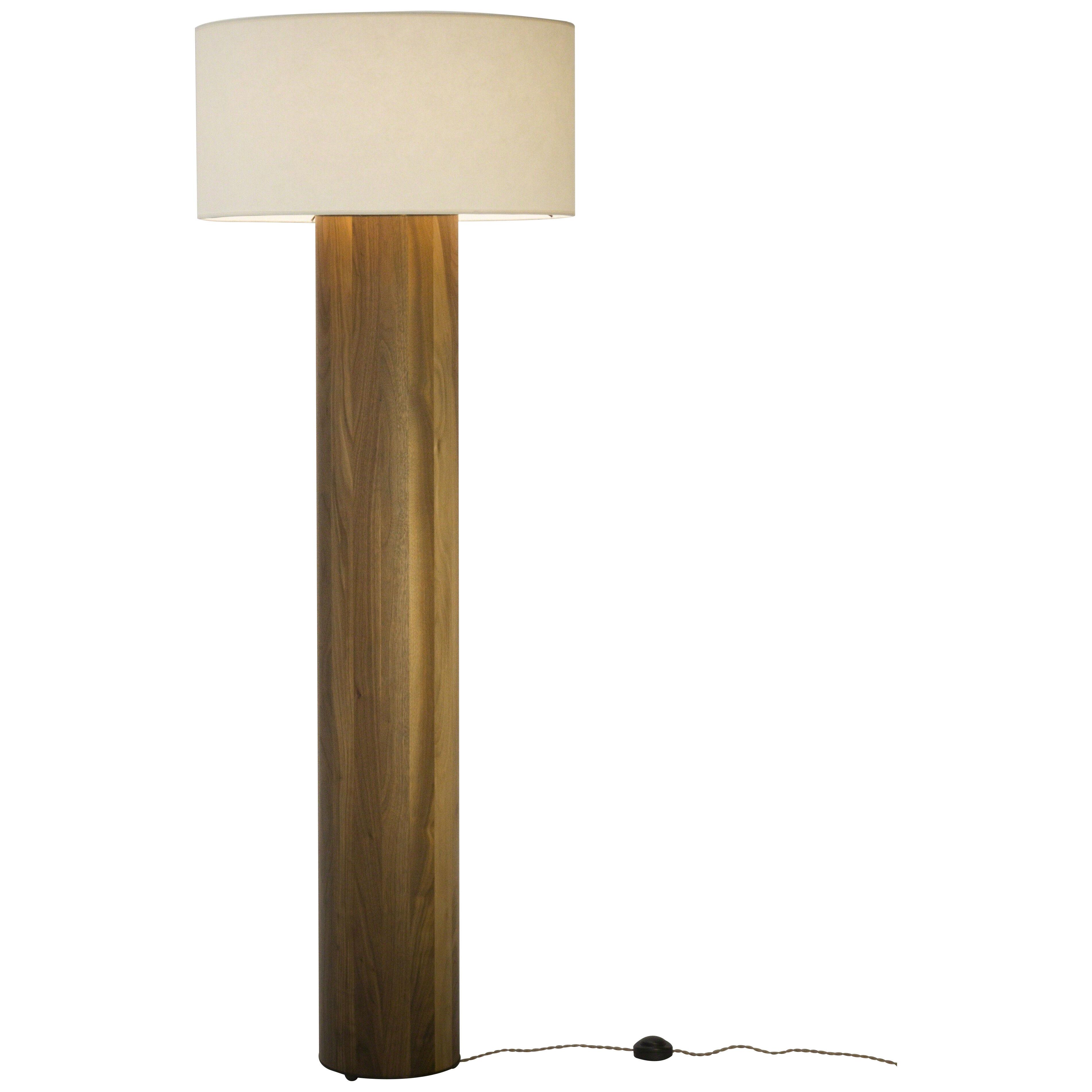 Floor lamp in Walnut