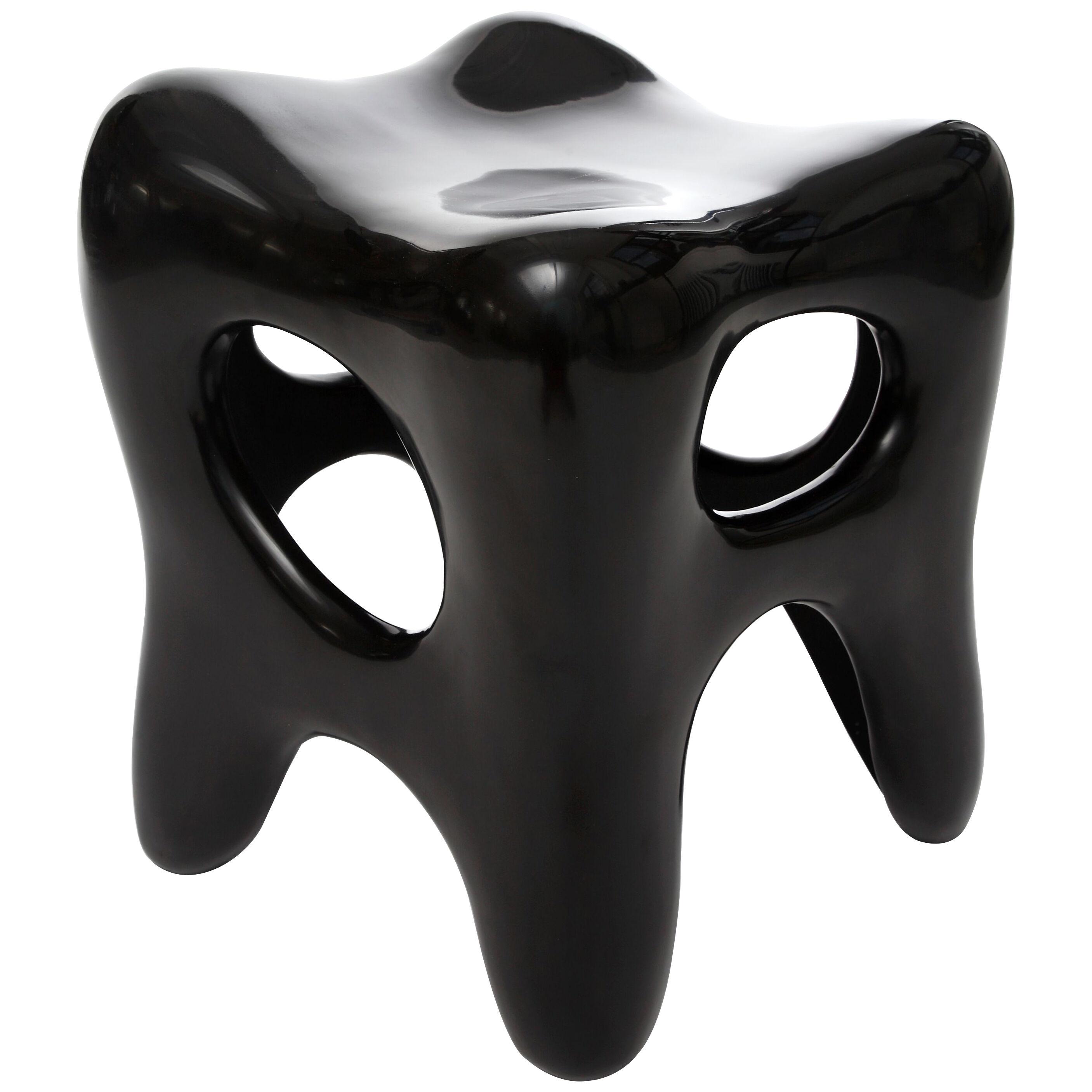 Stool in lacquer "Osselet"
