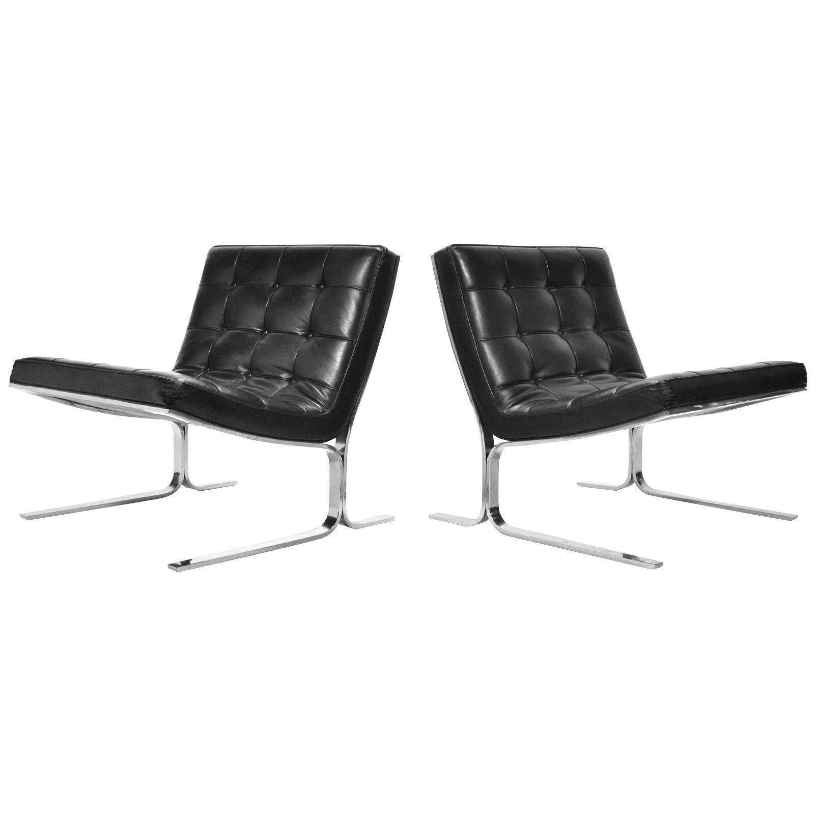 Nicos Zographos Pair of Lounge Chairs