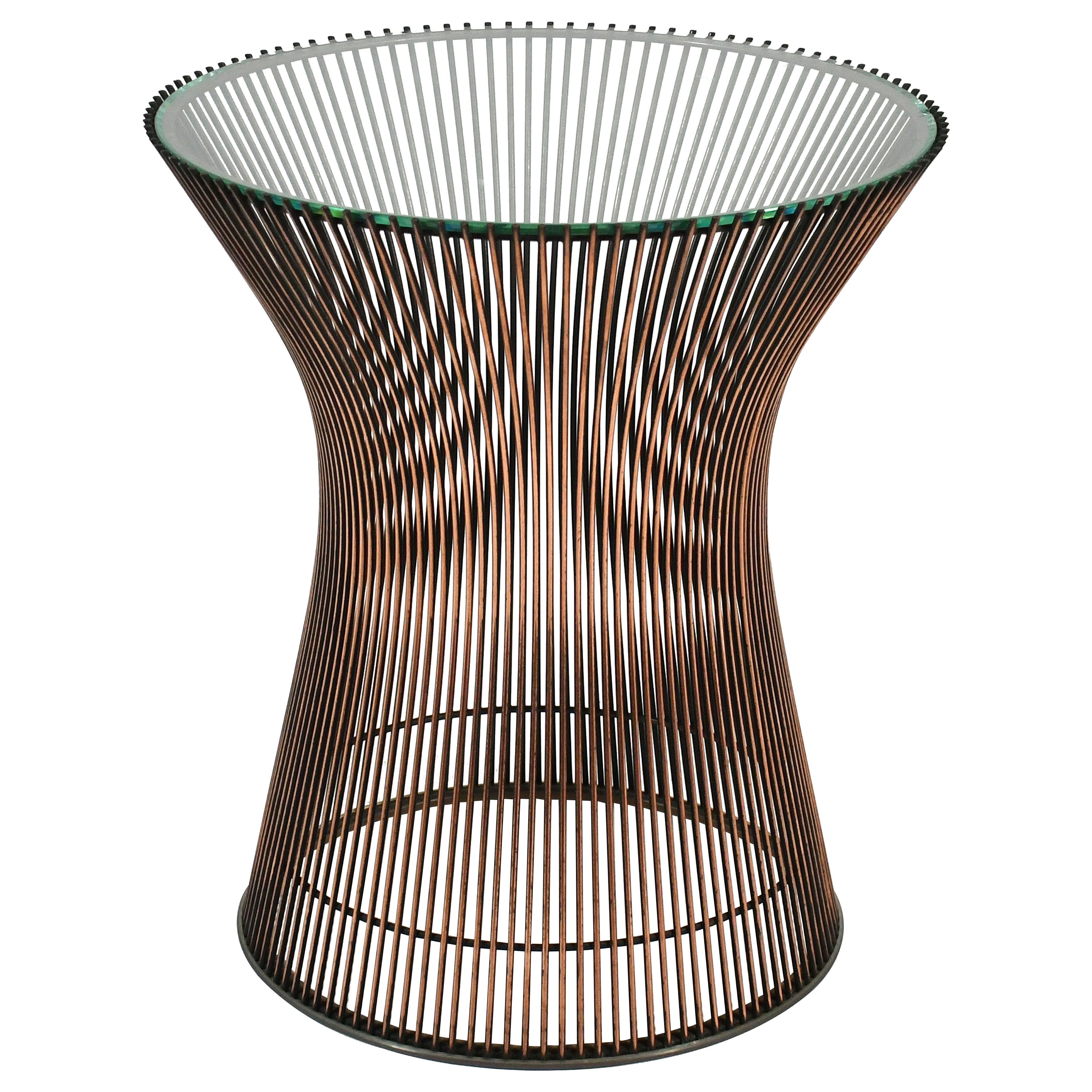 Platner Side Table by Knoll in Rare Copper
