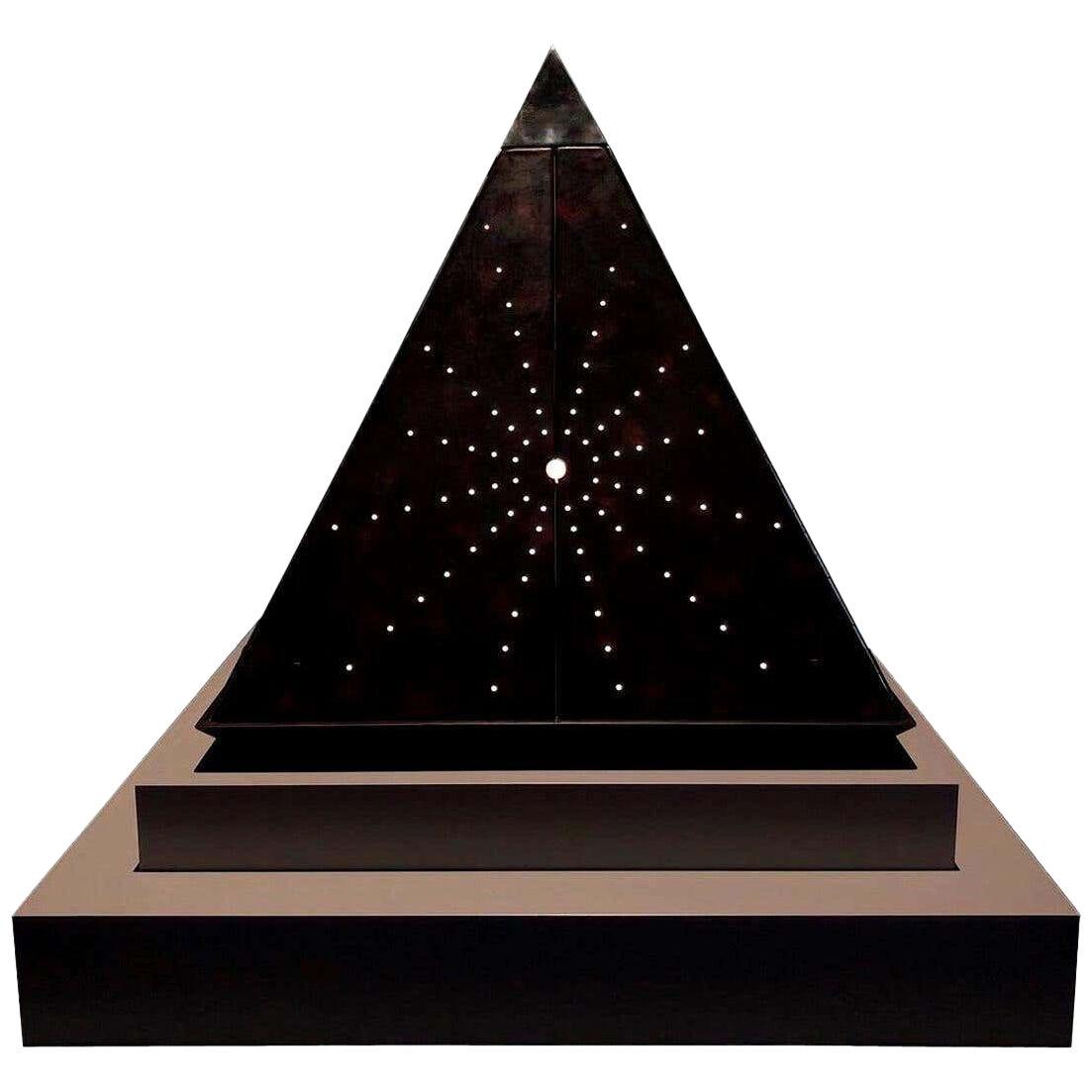 Oscar Tusquets Contemporary Leather Starry Pyramid Limited Edition