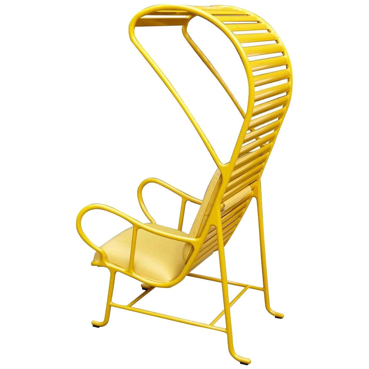Jaime Hayon Contemporary Yellow Gardenias Indoor Armchair with Pergola