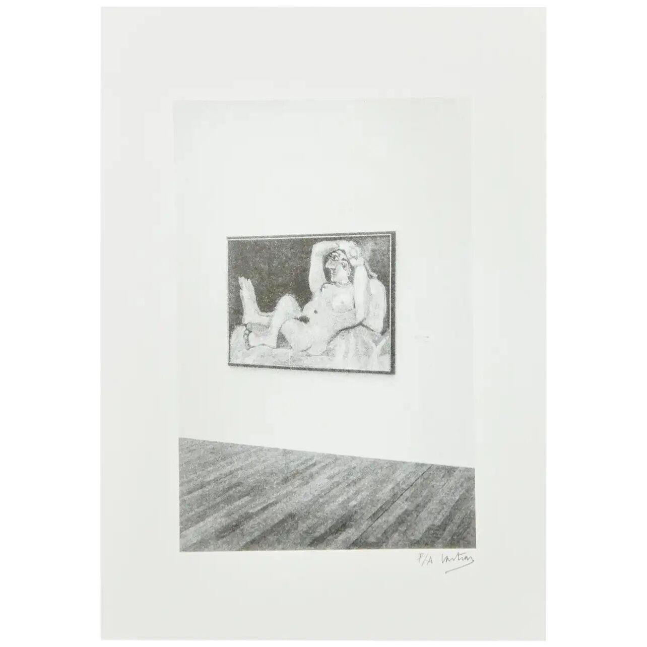 Hand Signed Lithography 'The museum' by Vastian