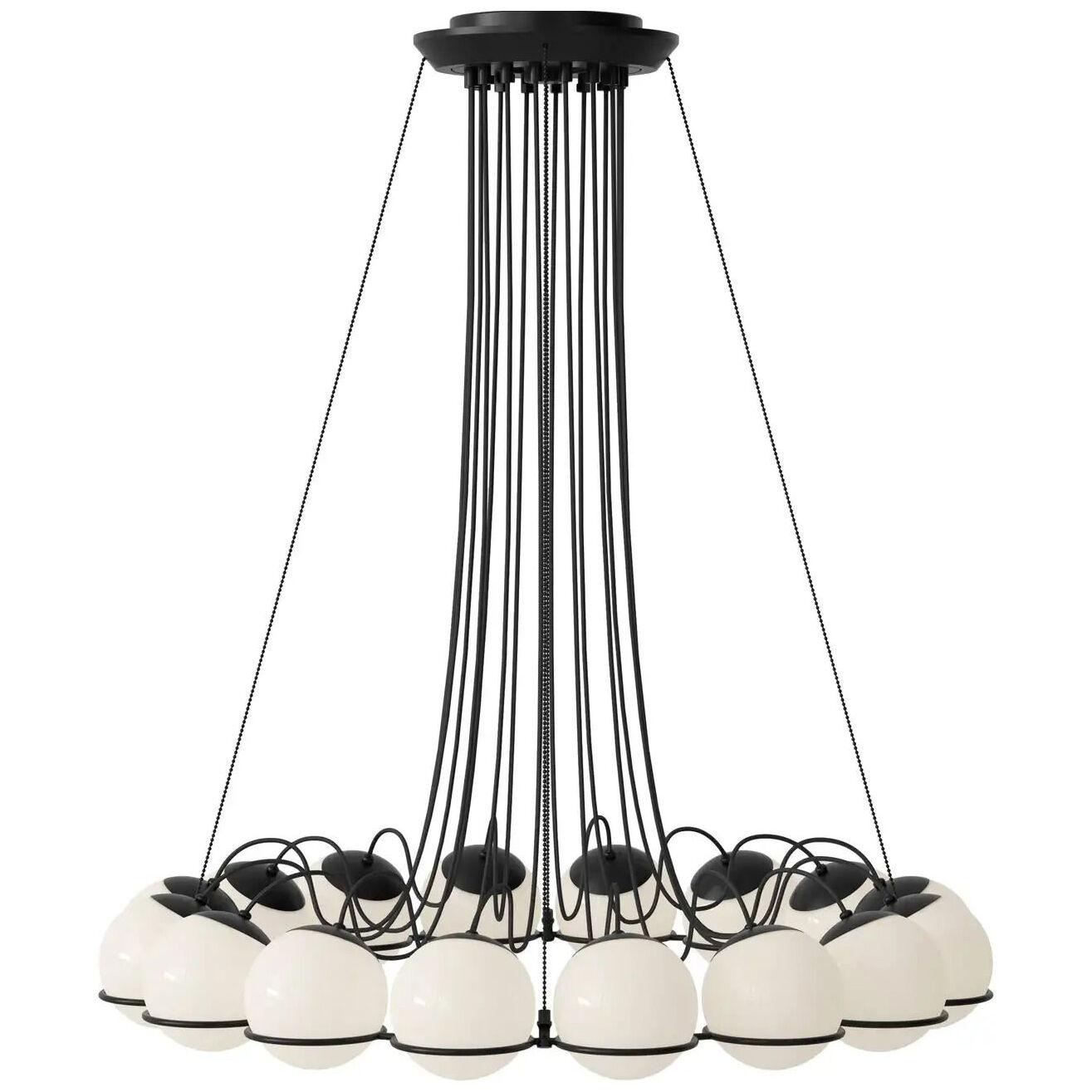Gino Sarfatti Lamp Model 2109/16/14 Black Structure by Astep