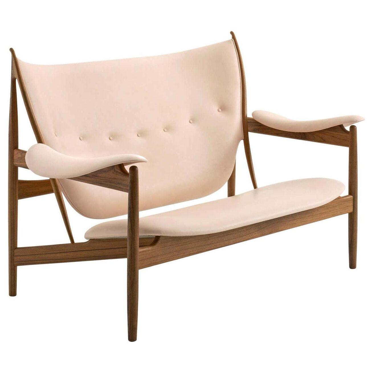 Finn Juhl Chieftain Sofa Couch Wood and Leather