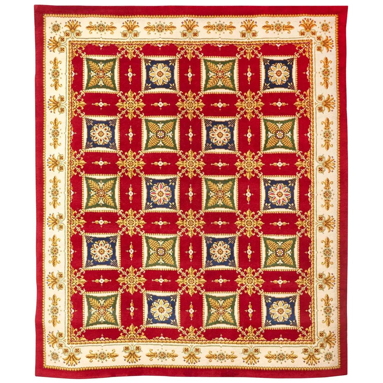 Empire Hand Knotted Wool Large Rug, circa 1970