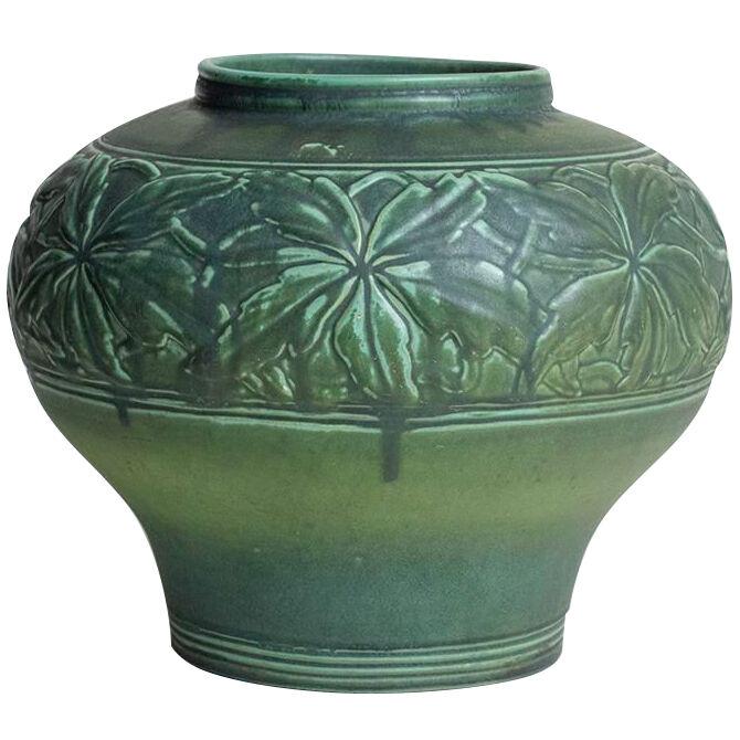 Vase with Chestnut Leaves