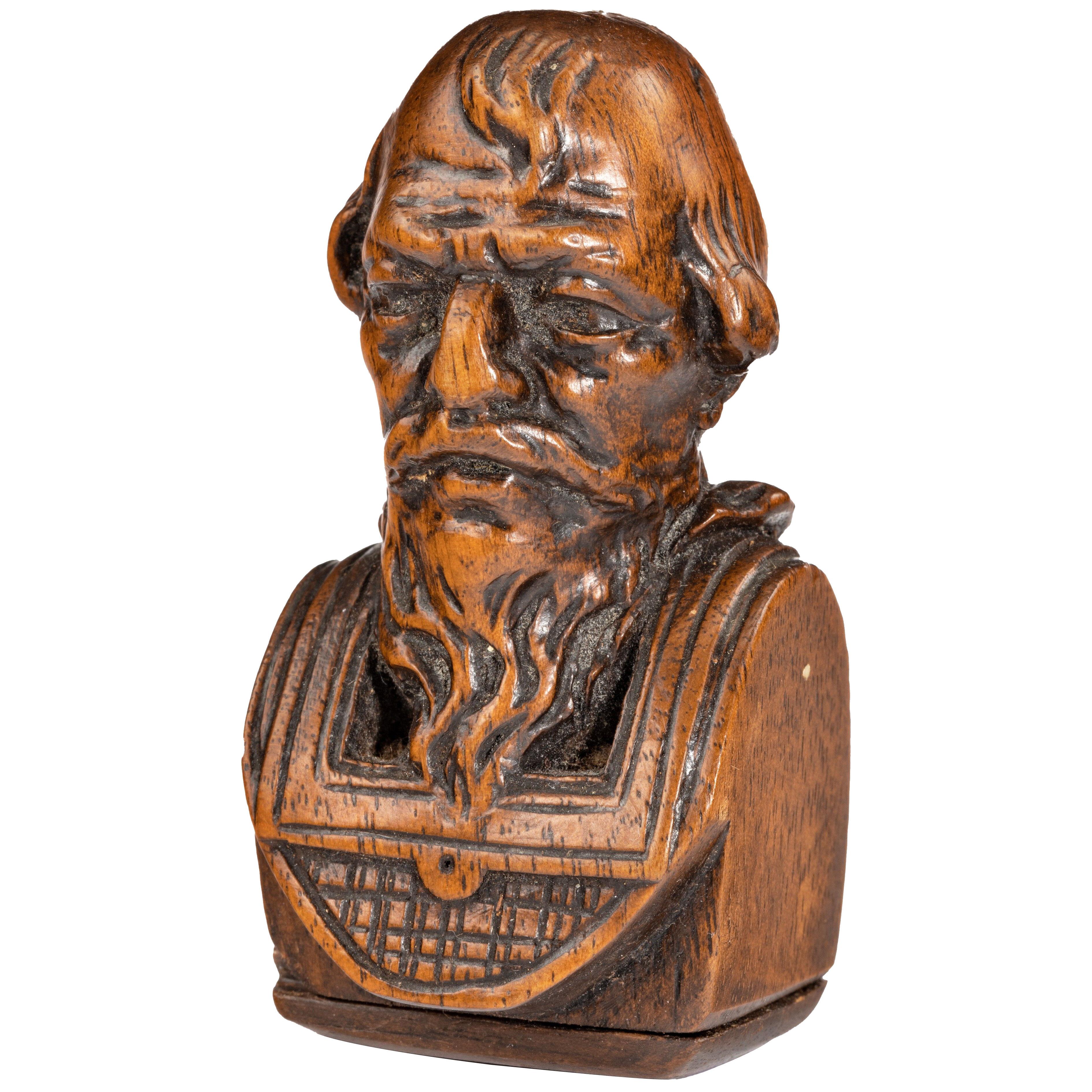 A snuff box in the form of a “Philosopher’s Head”