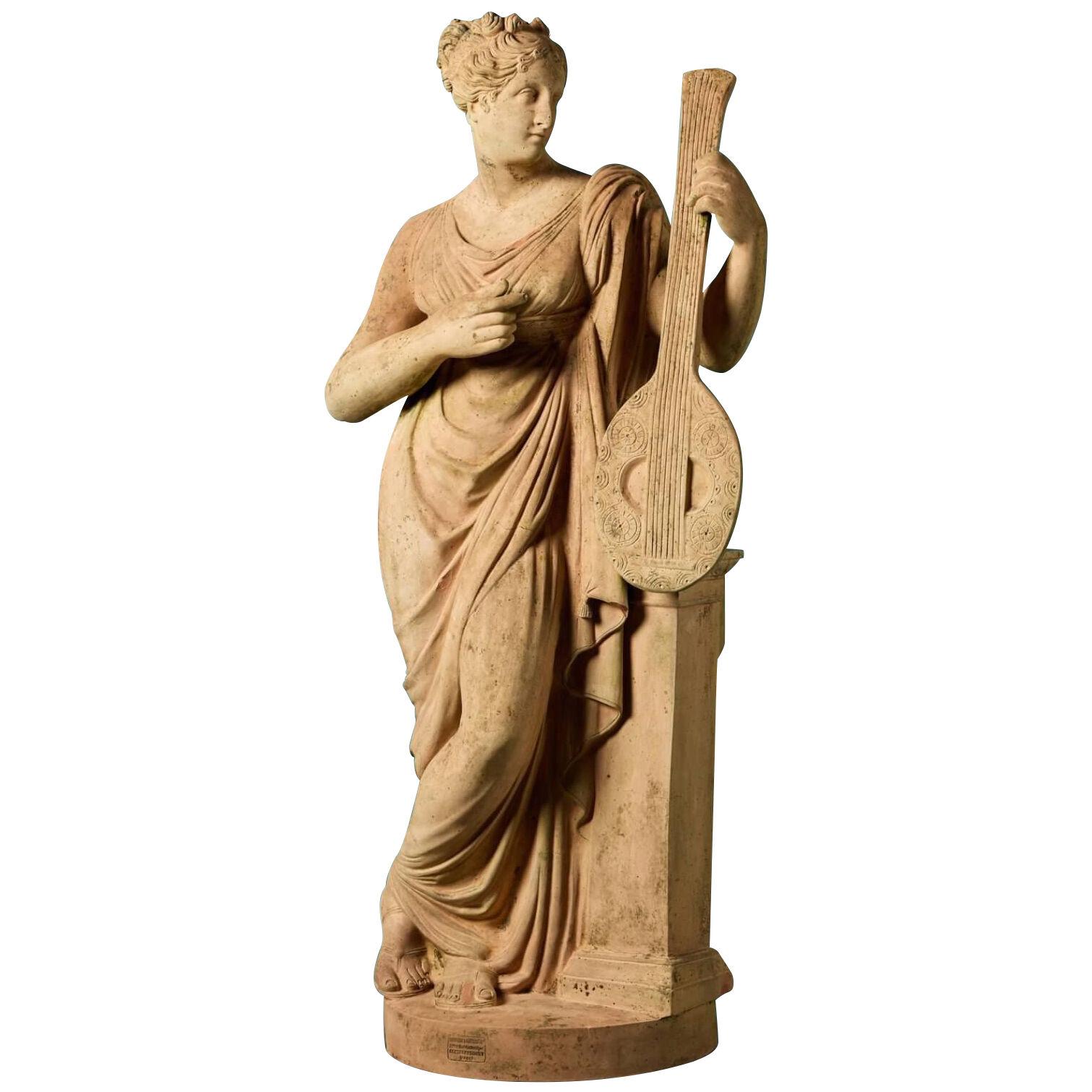 Antique Terracotta Venus Statue