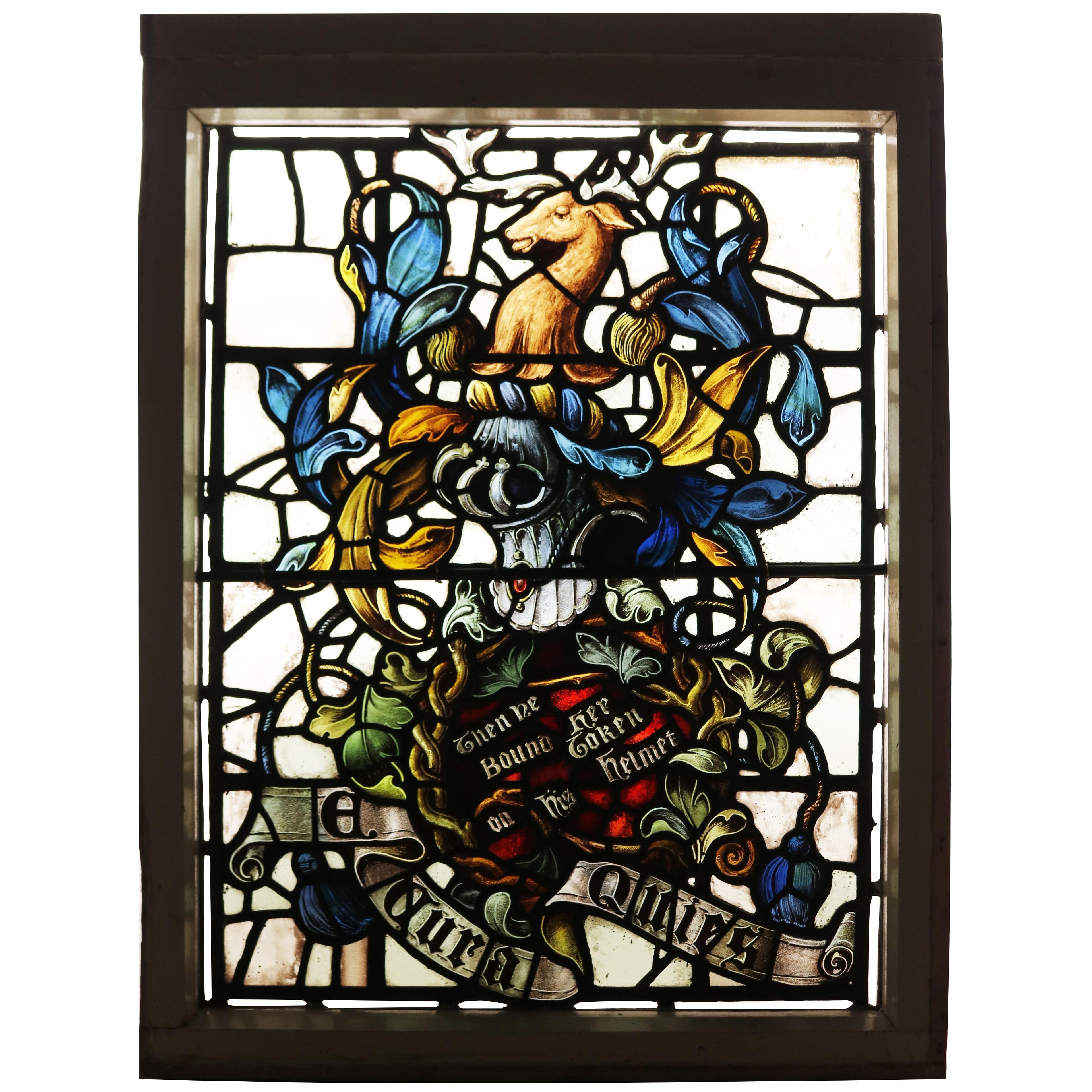 Medieval Style Stained Glass Window