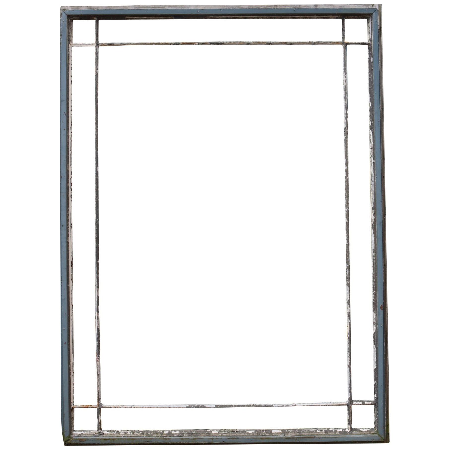 Pair of Timber and Steel Window Frames