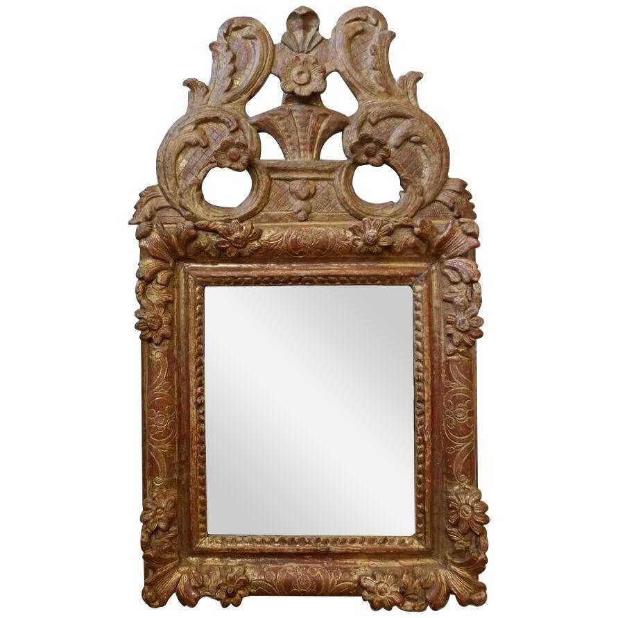 French Regency  gilded mirror