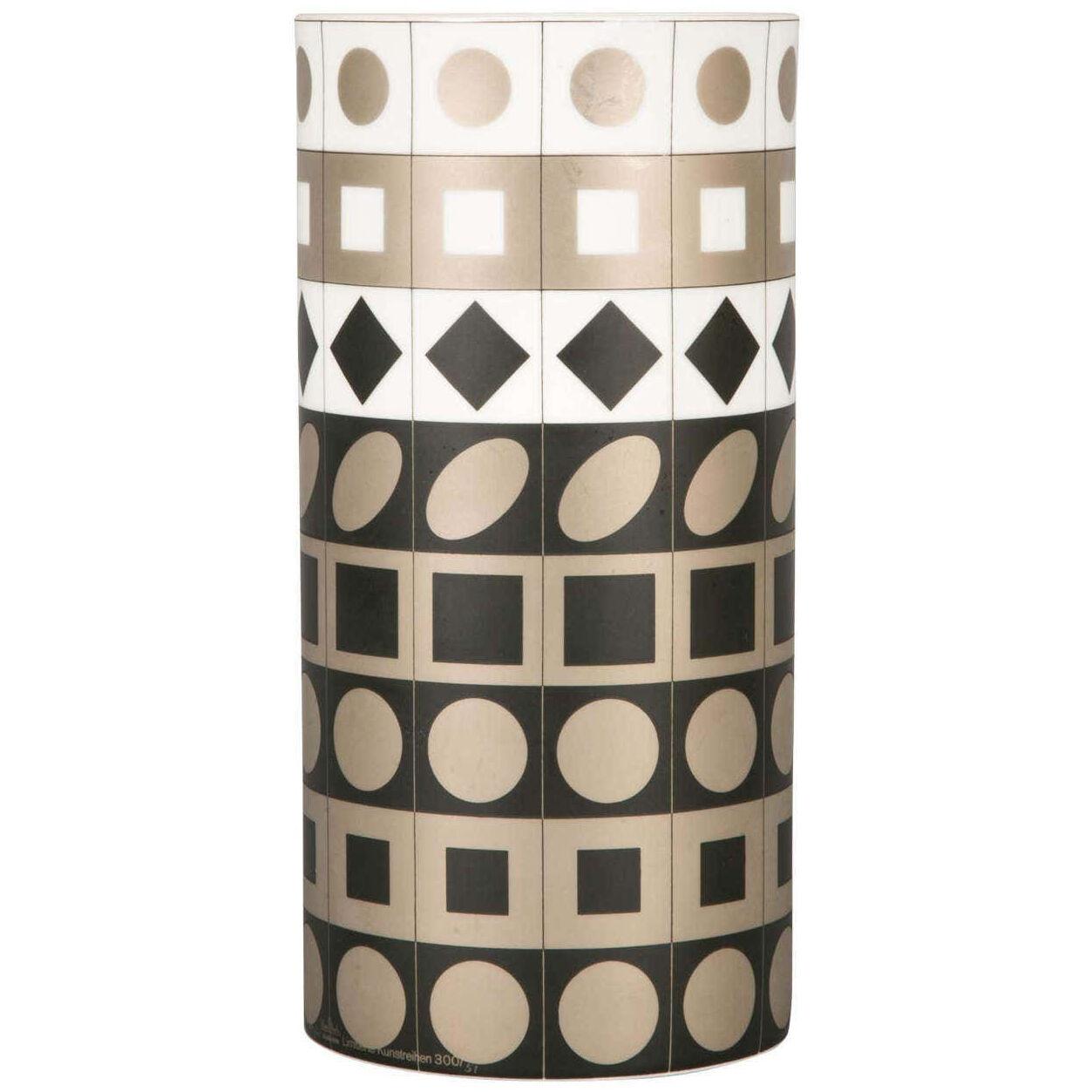 Porcelain Vase by Victor Vasarely for Rosenthal, 1970