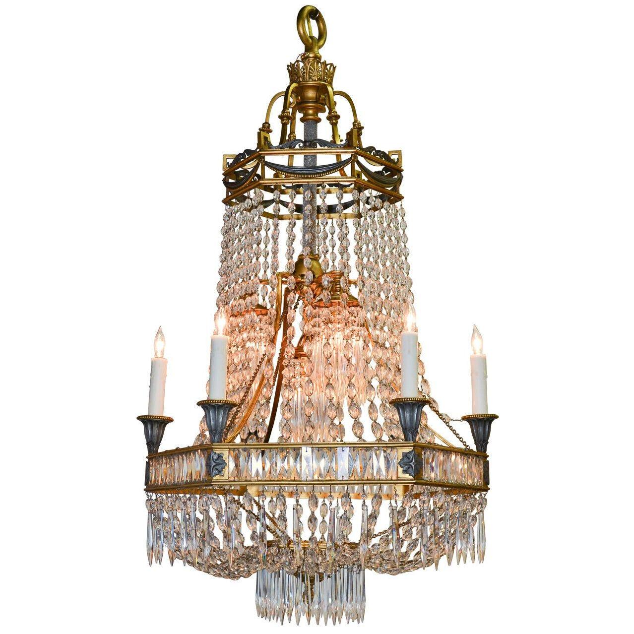19th Century French Neoclassical Chandelier