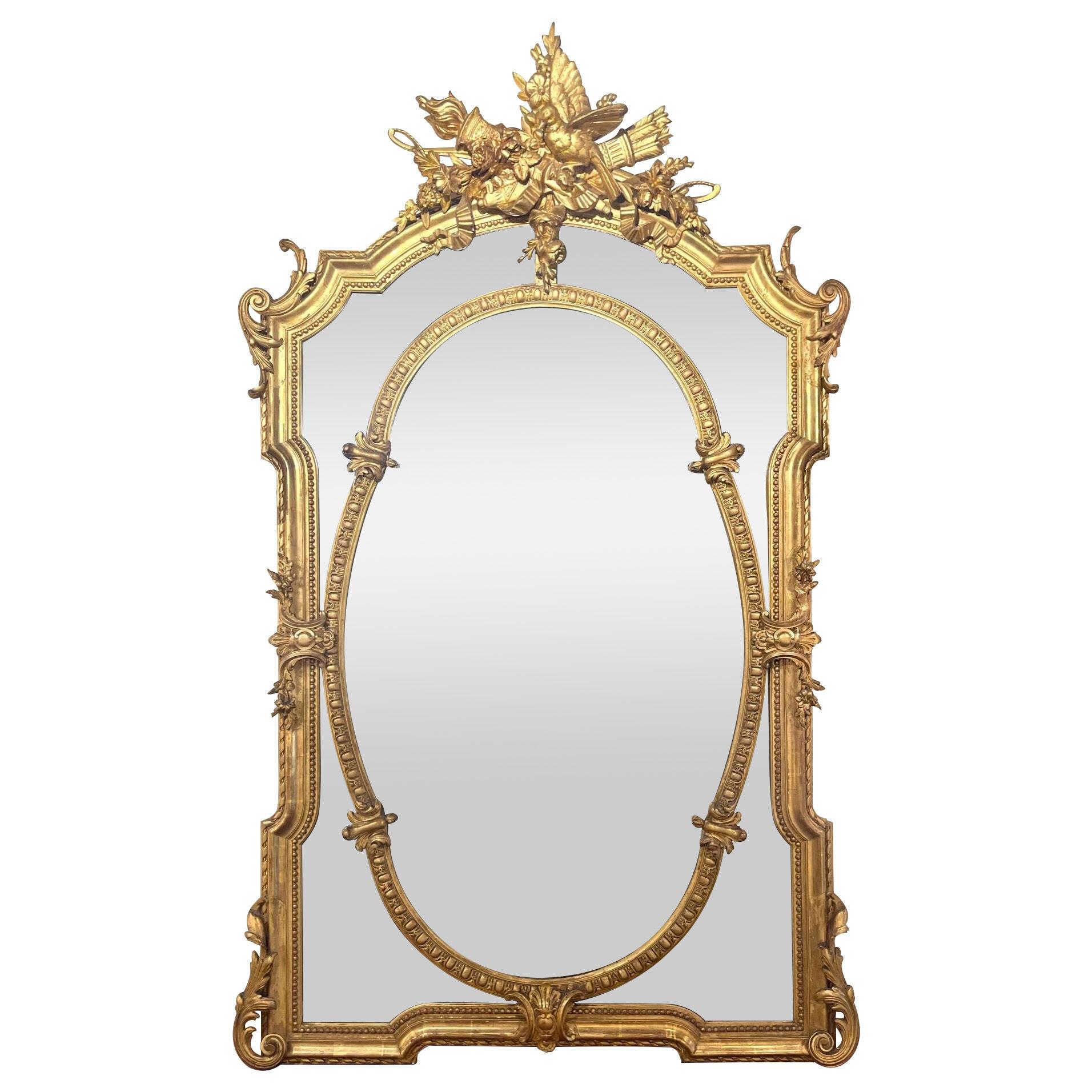 19th Century French Louis XVI Mirror
