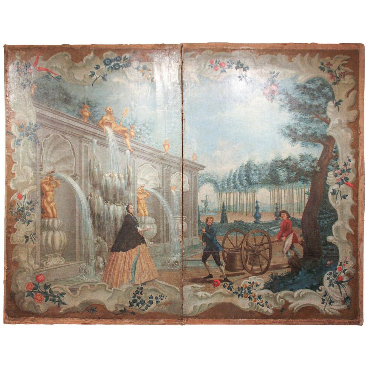 Massive 18th Century French Painting