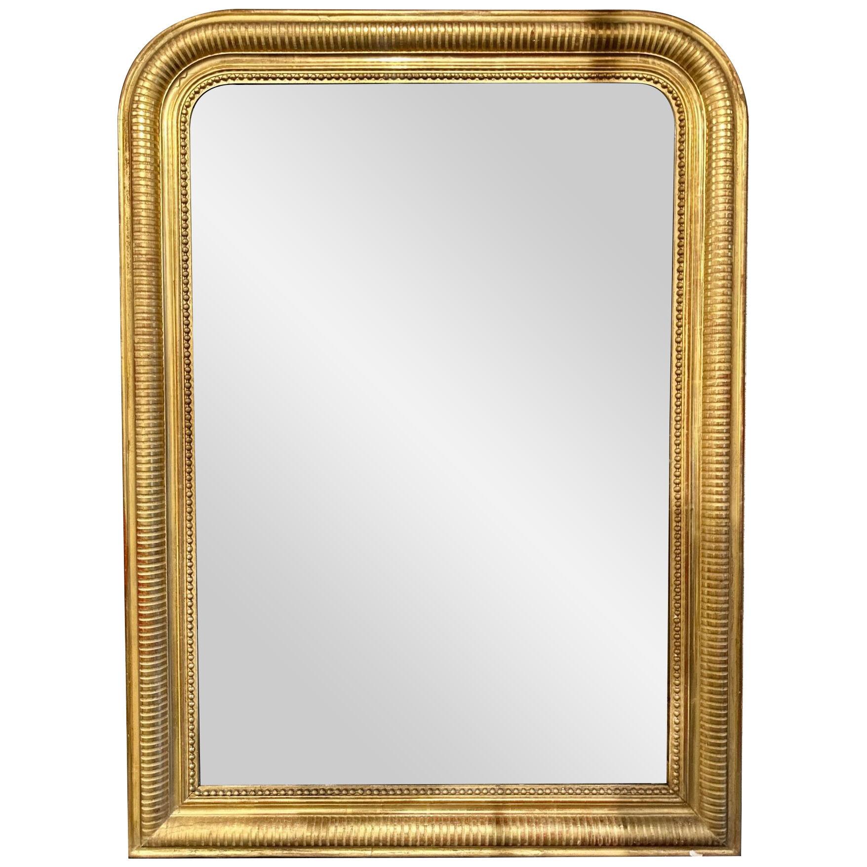 French Louis Philippe Giltwood Mirror