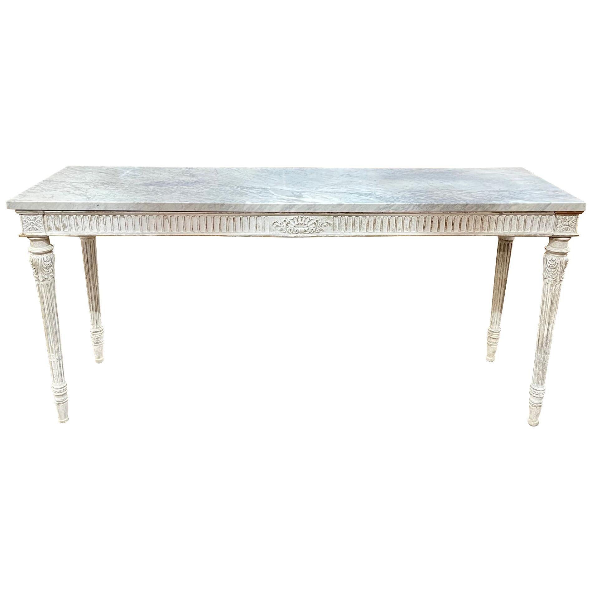 19th Century French Louis XVI Style Console
