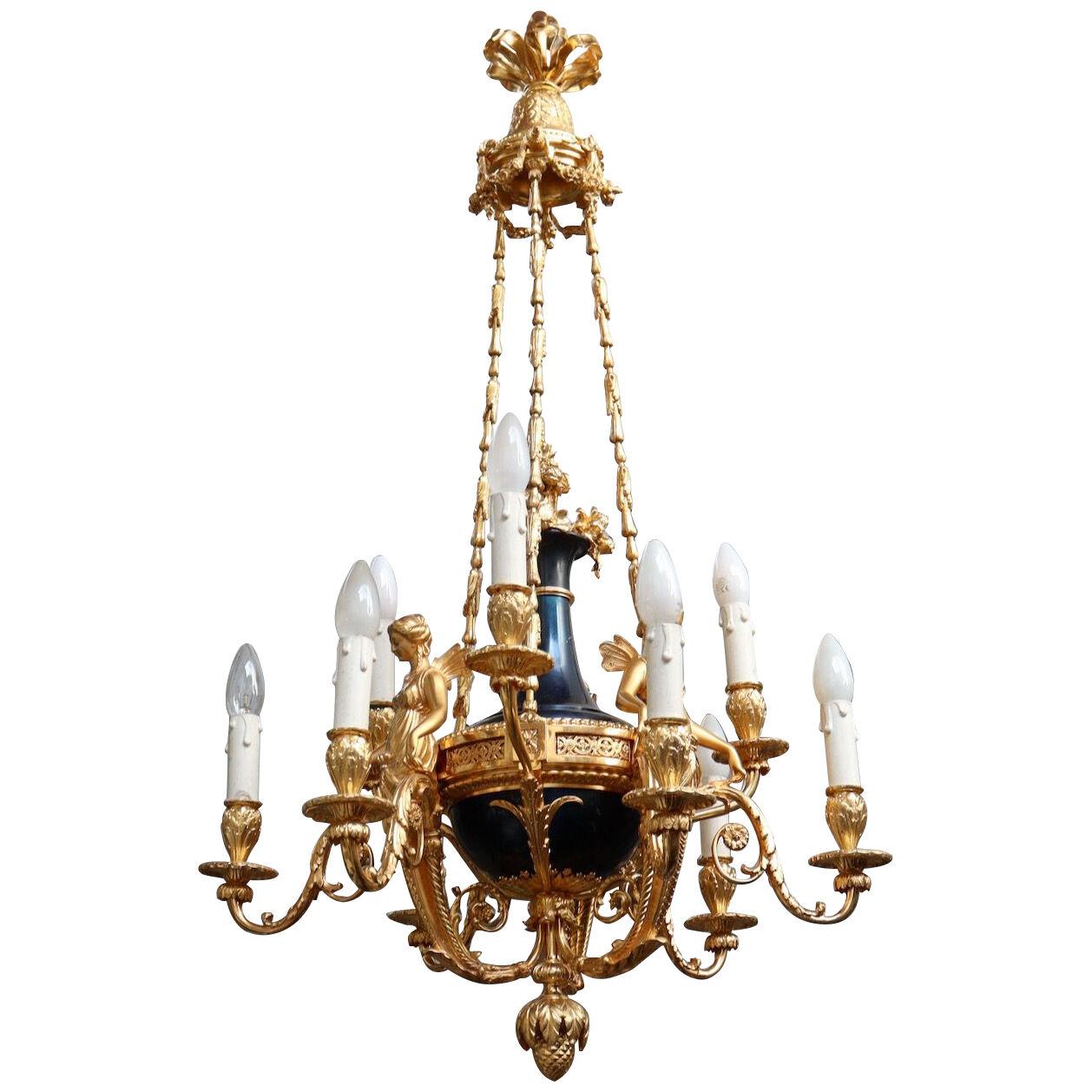 A French 19th Century Chandelier “aux Termes”