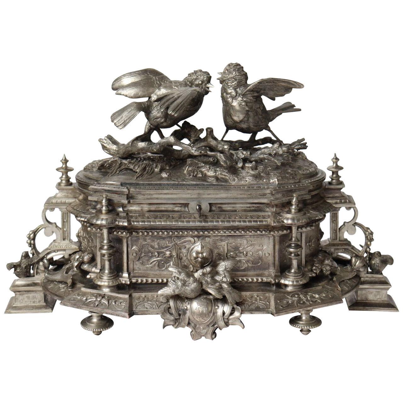 French 19th Century Jewelry Casket by Alphonse Giroux et Cie Paris 