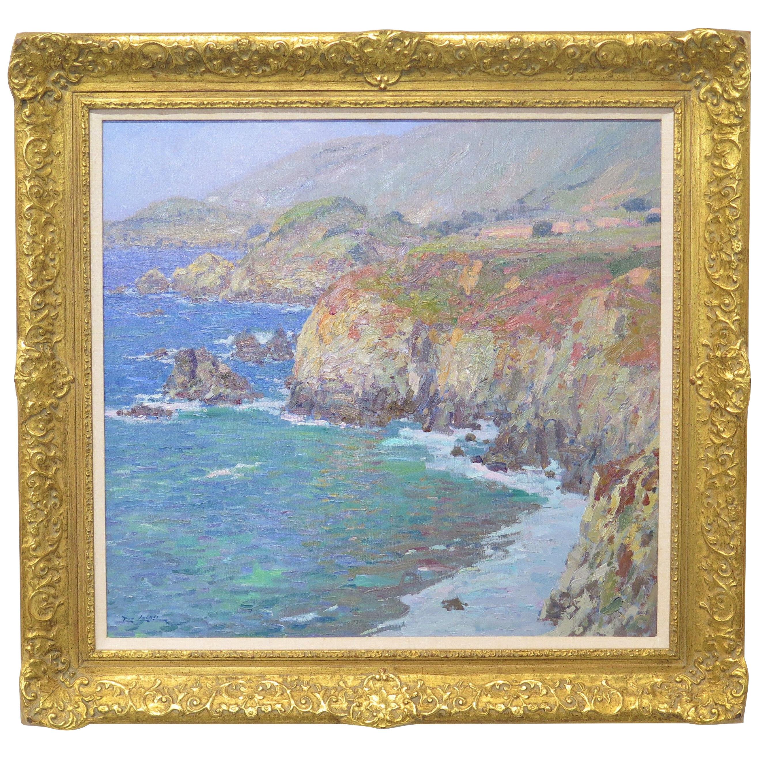 California Coastal Landscape by Rod Goebel (American 1946-1993)