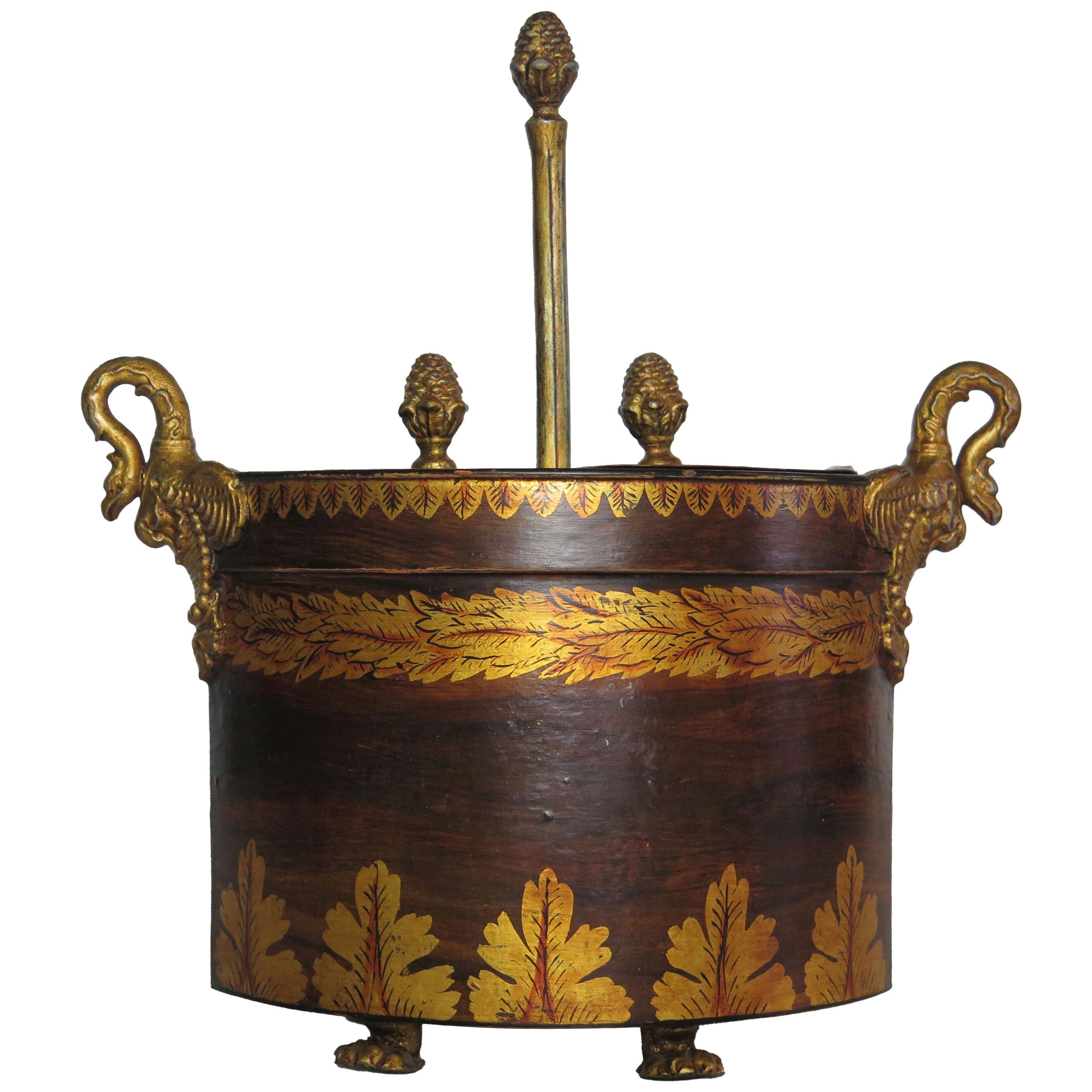 French Empire Tole Egg Warmer