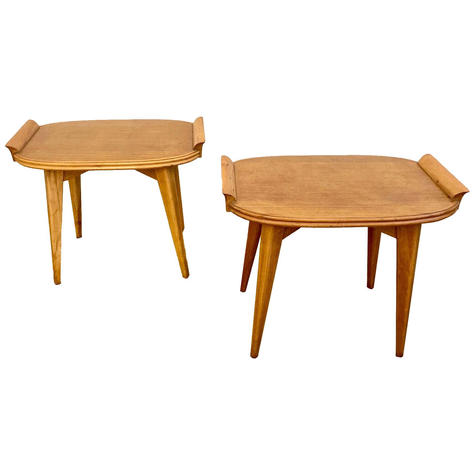 Pair of small side tables