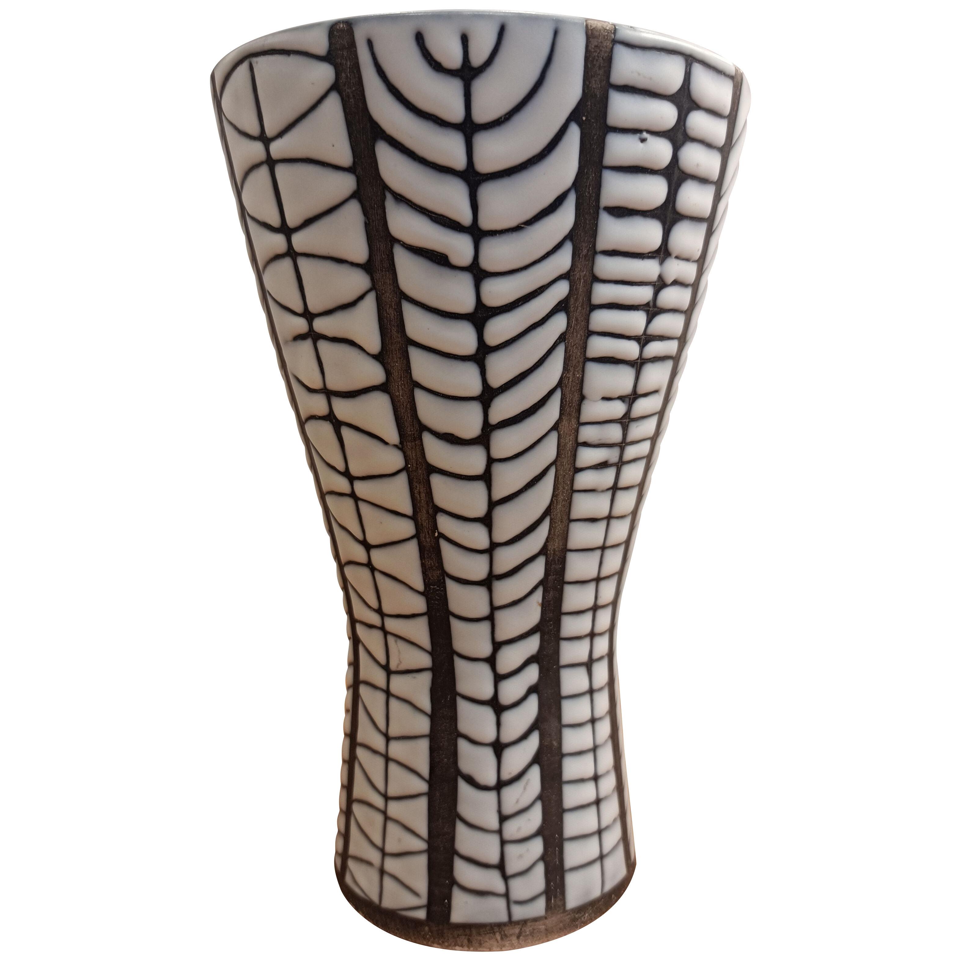 Ceramic "Diabolo" vase by Roger Capron, Vallauris.