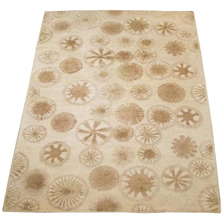 Rare and Decorative Cogolin Wool Carpet, France, 1970