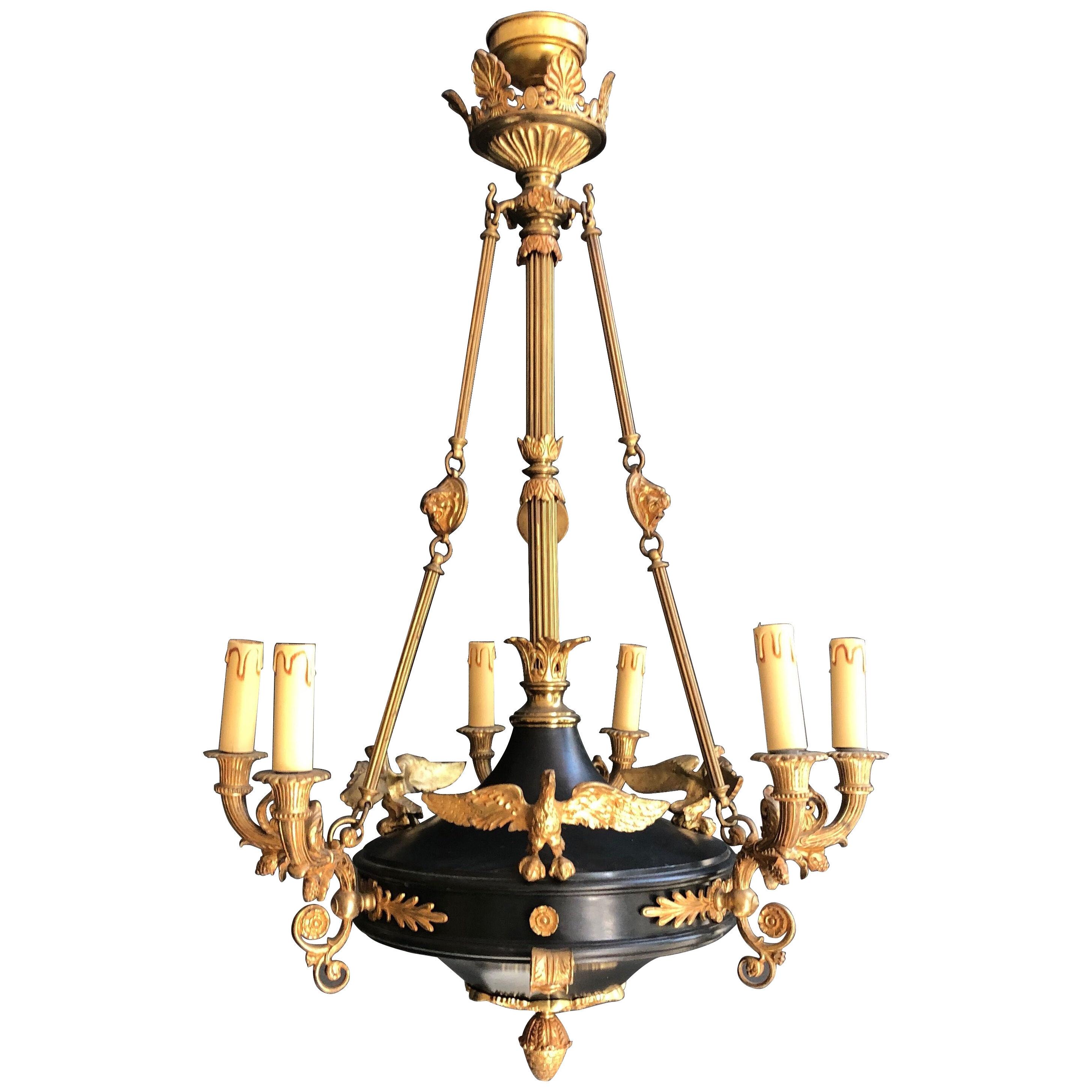Large Empire Style Chandelier