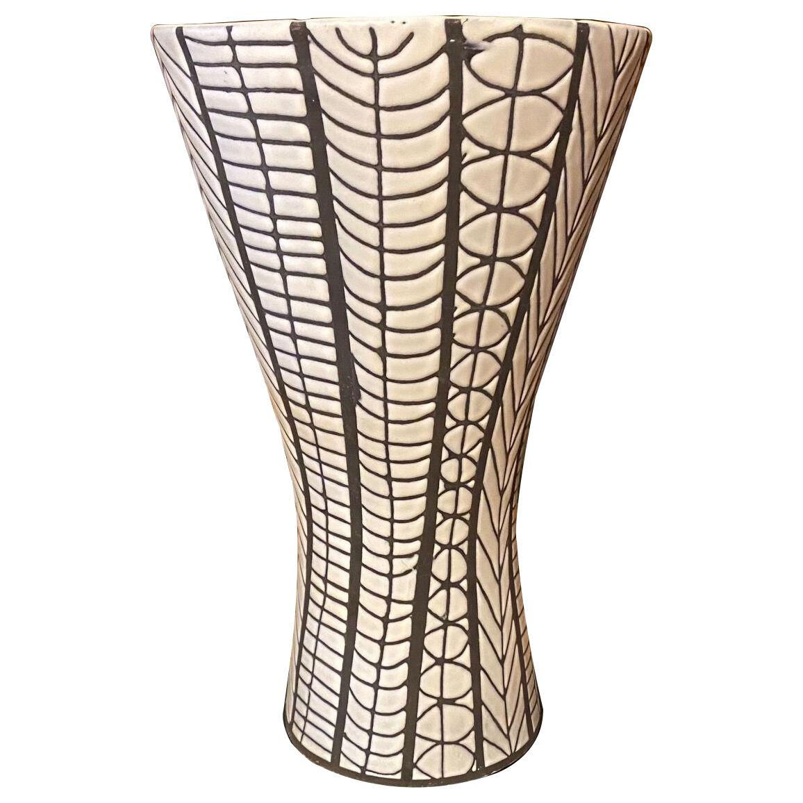 "Diabolo" Ceramic Vase by Roger Capron, France