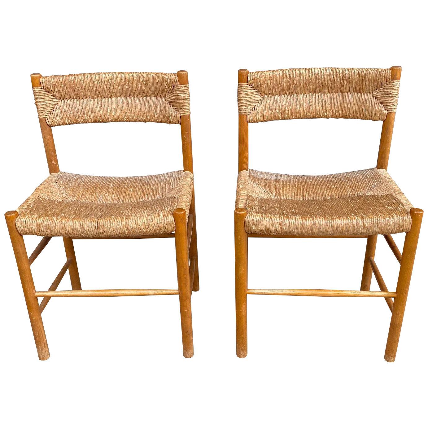 Pair of "Dordogne" Charlotte Perriand Chairs