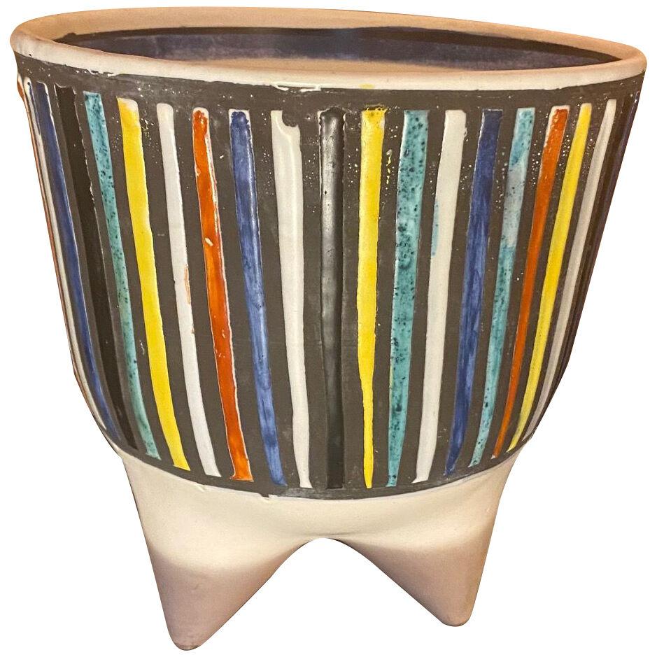 Ceramic Vase "Molaire" by Roger Capron, Vallauris, France, 1953-65