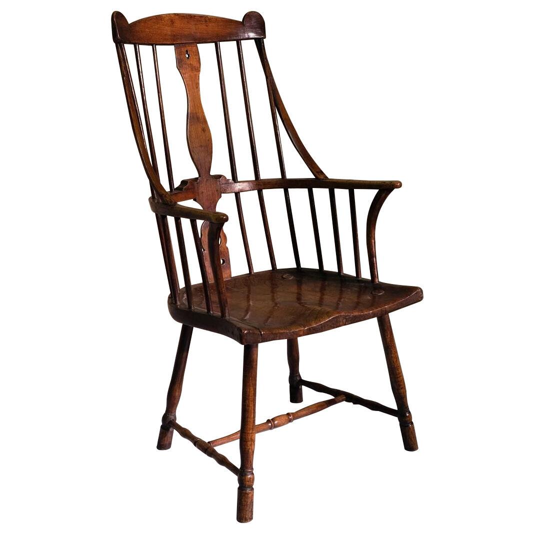 Late 18th Century Comb Back Windsor Arm Chair