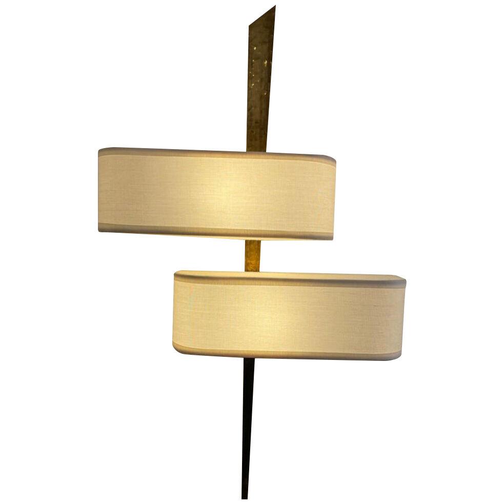 Brass sconces by Arlus 1960