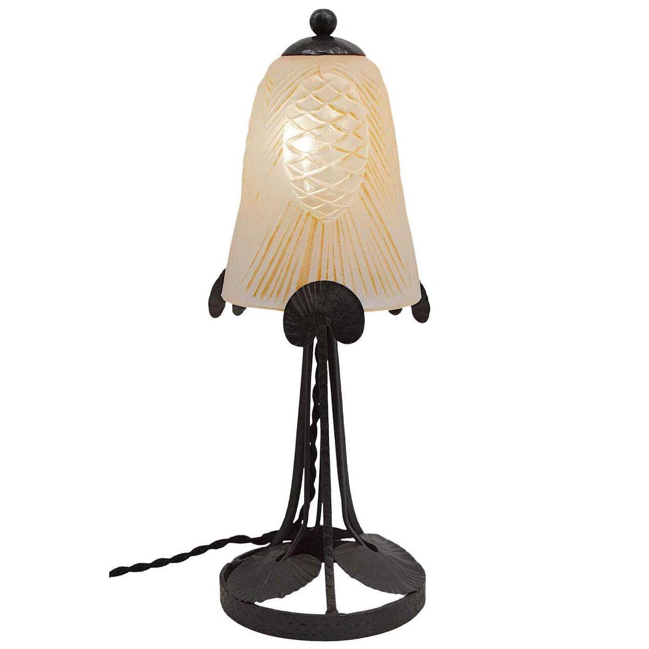 SEVB French Art Deco Table Lamp, 1920s