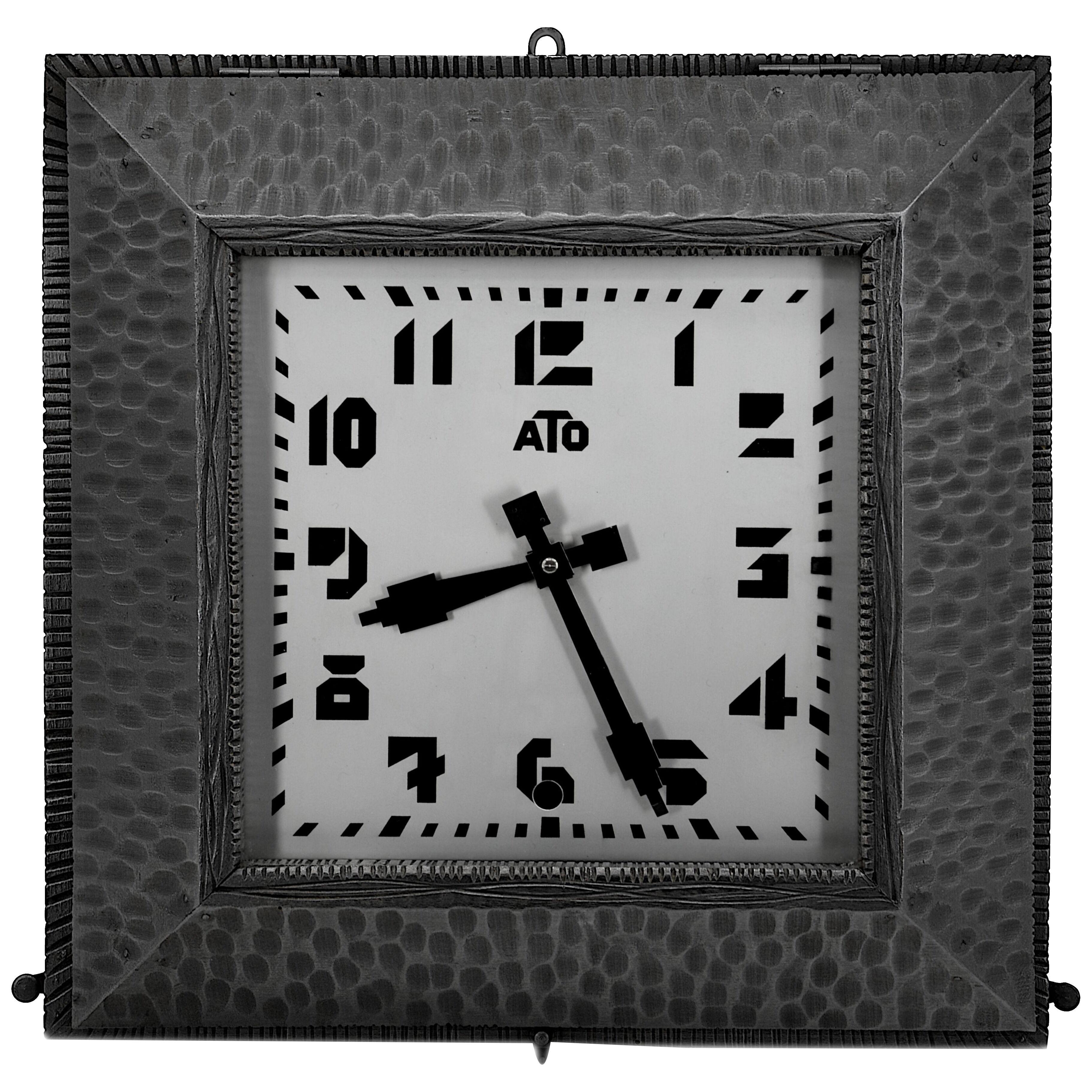 ATO French Art Deco Wall Clock, 1930s