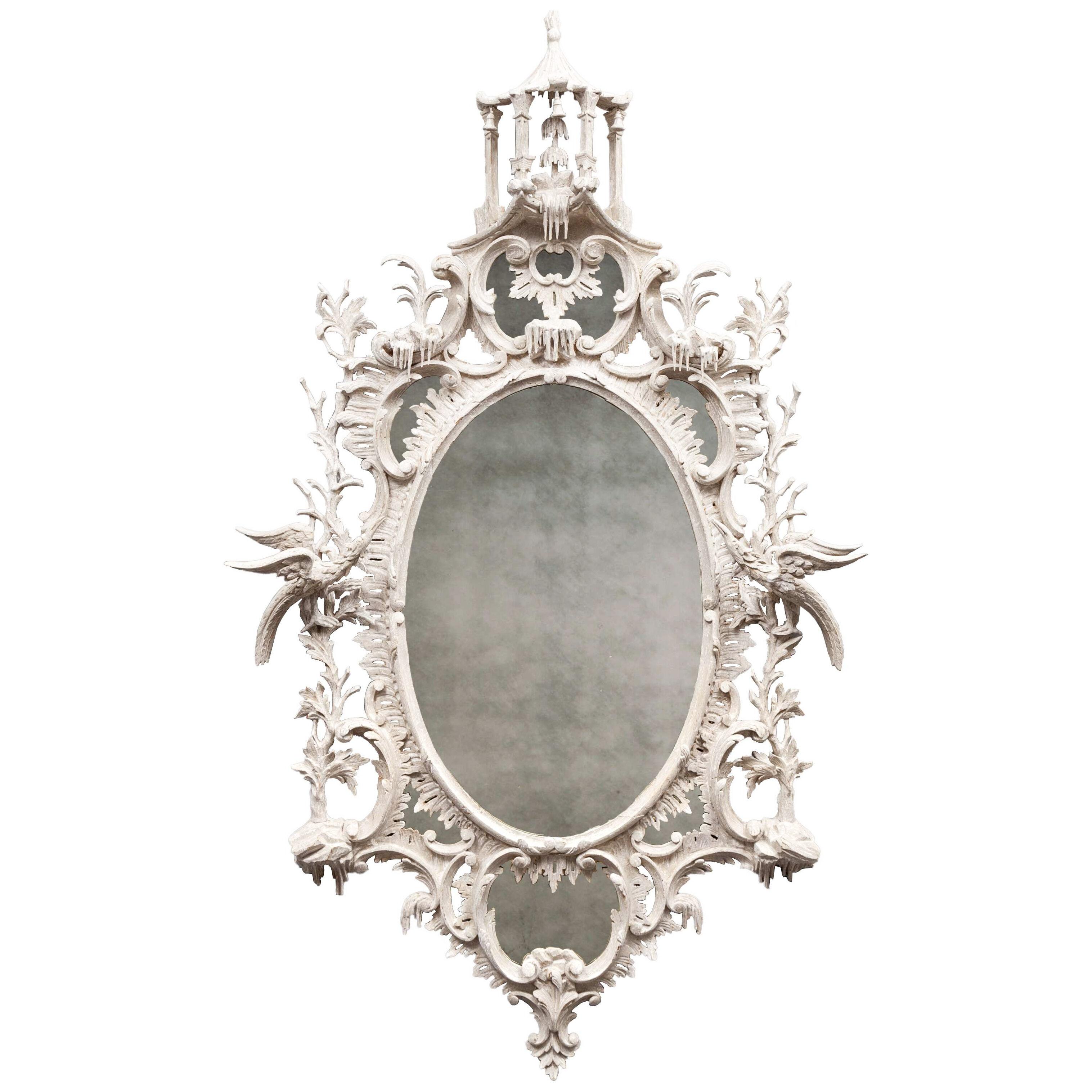 Antique Chippendale Period Mirror