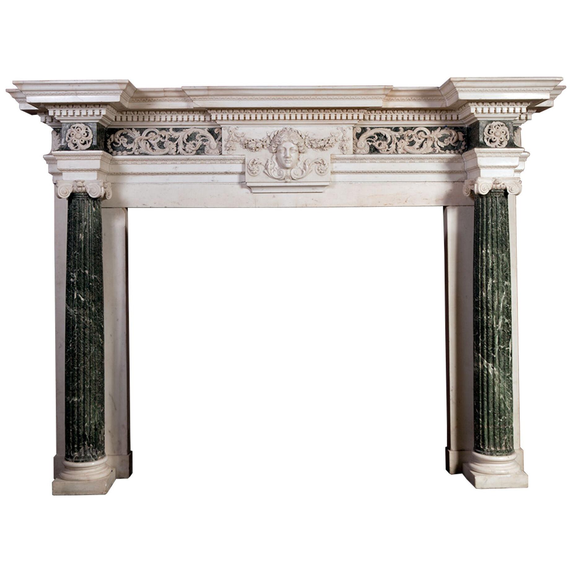 18th Century Marble Mantelpiece Designed by Isaac Ware
