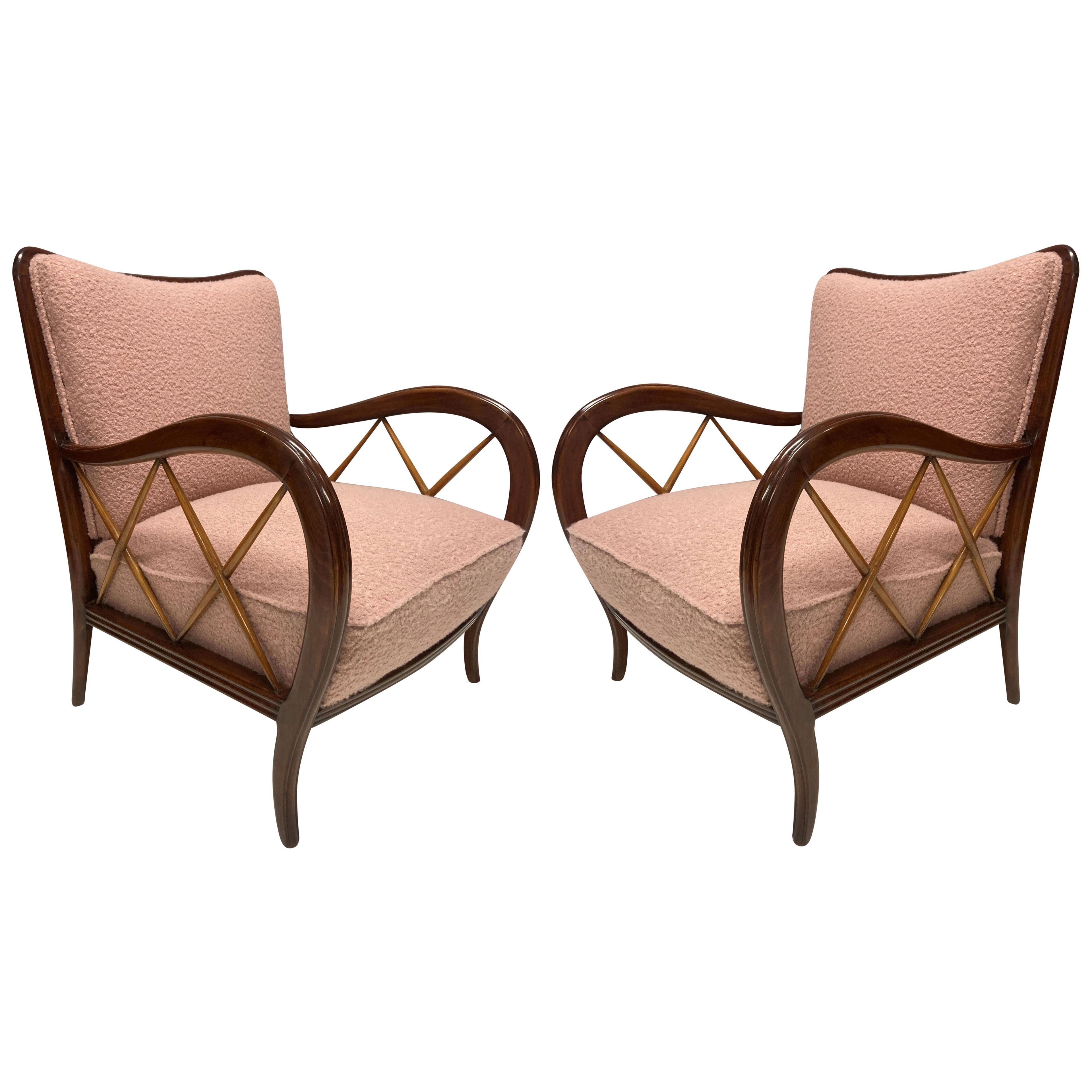 A PAIR OF LOUNGE CHAIRS BY PAOLO BUFFA