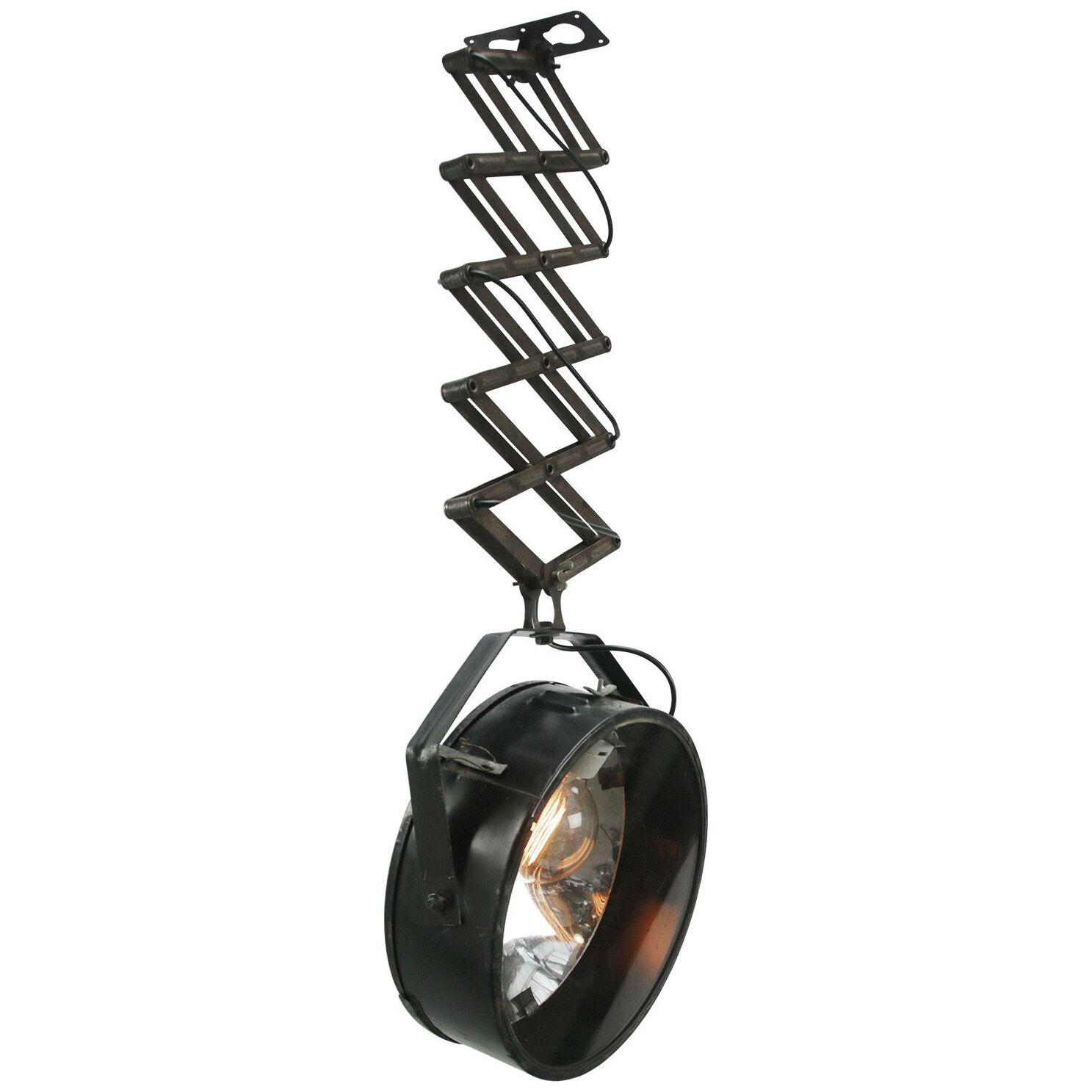 Black Metal Vintage Industrial Scissor Spot Light Pendant Lamps