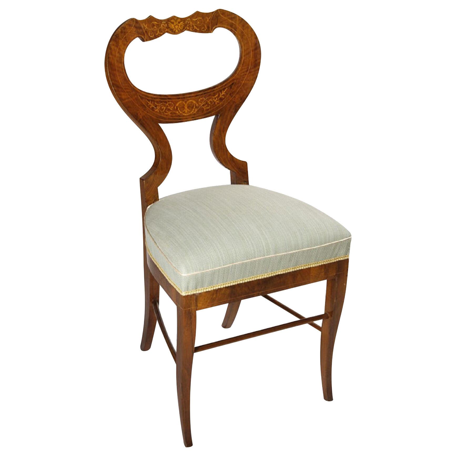 An Elegant Single Biedermeier Side Chair