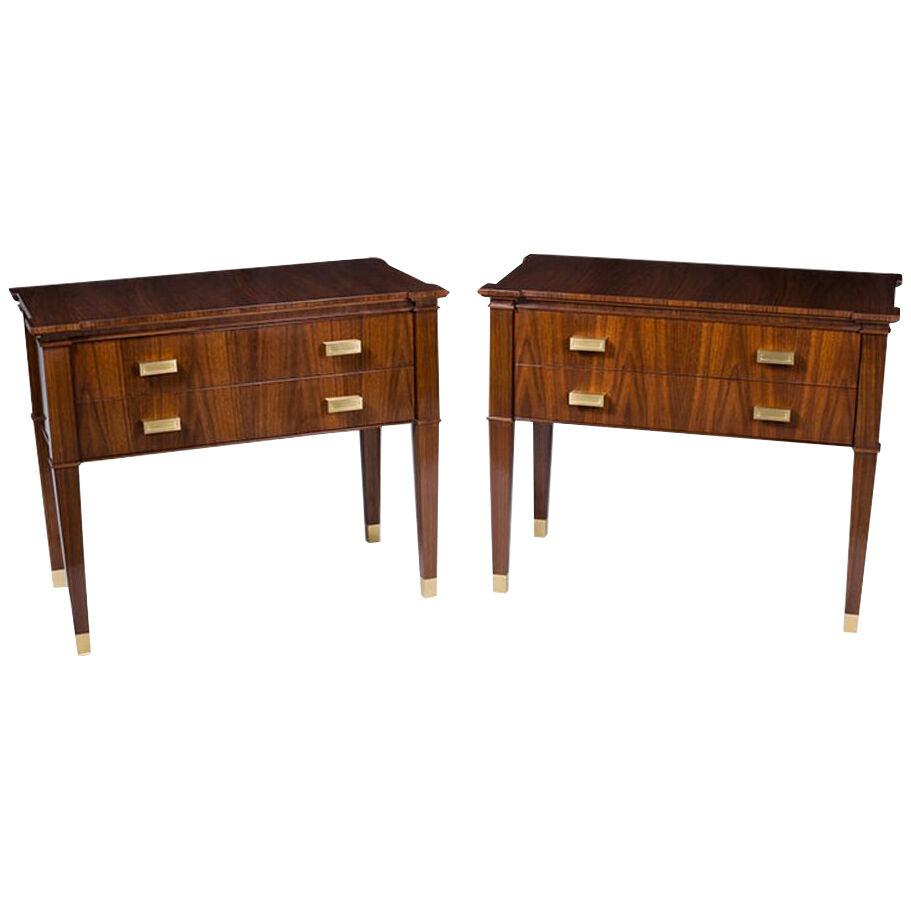 Pair of French Modernist Style Bedsides