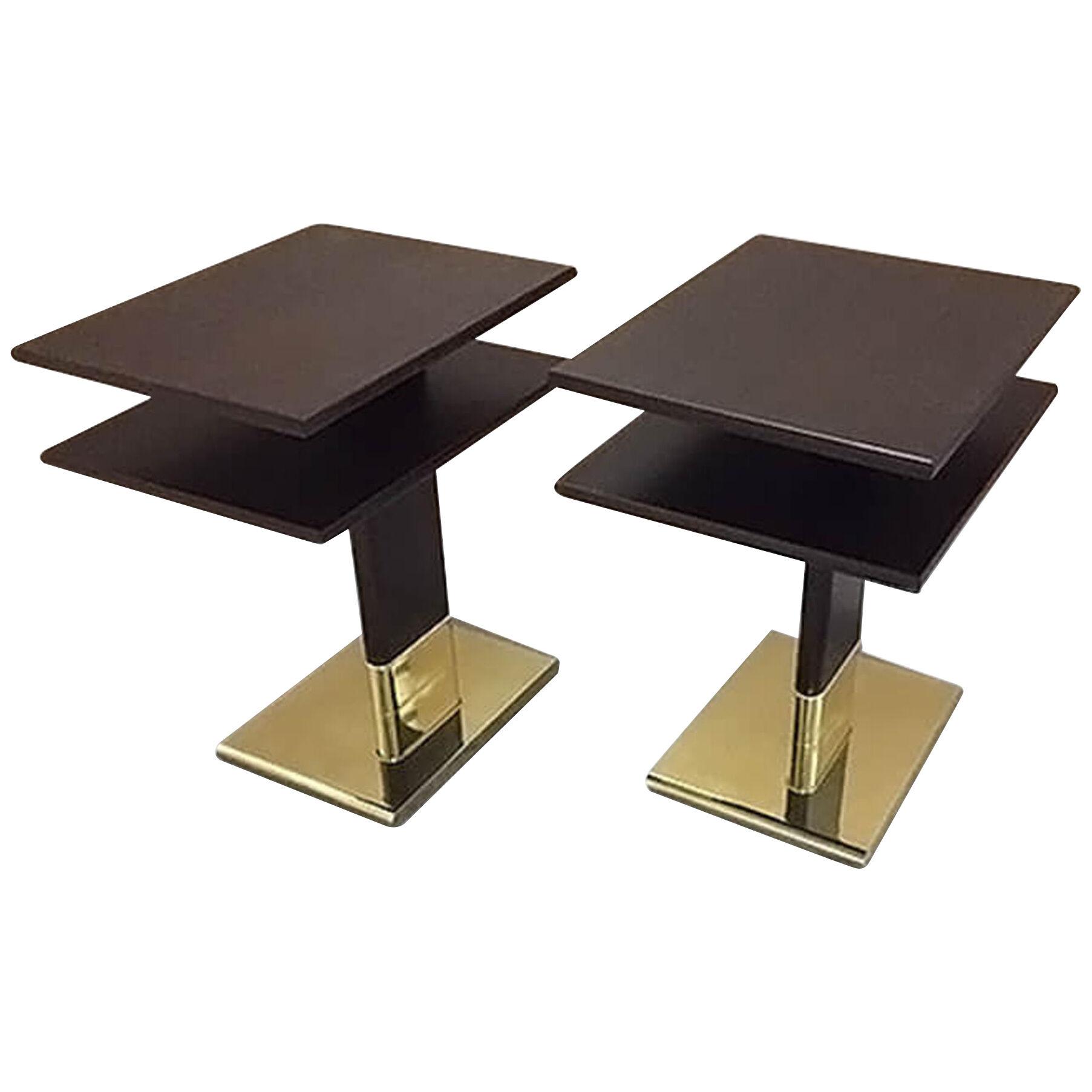 Pair of Art Deco inspired End Tables